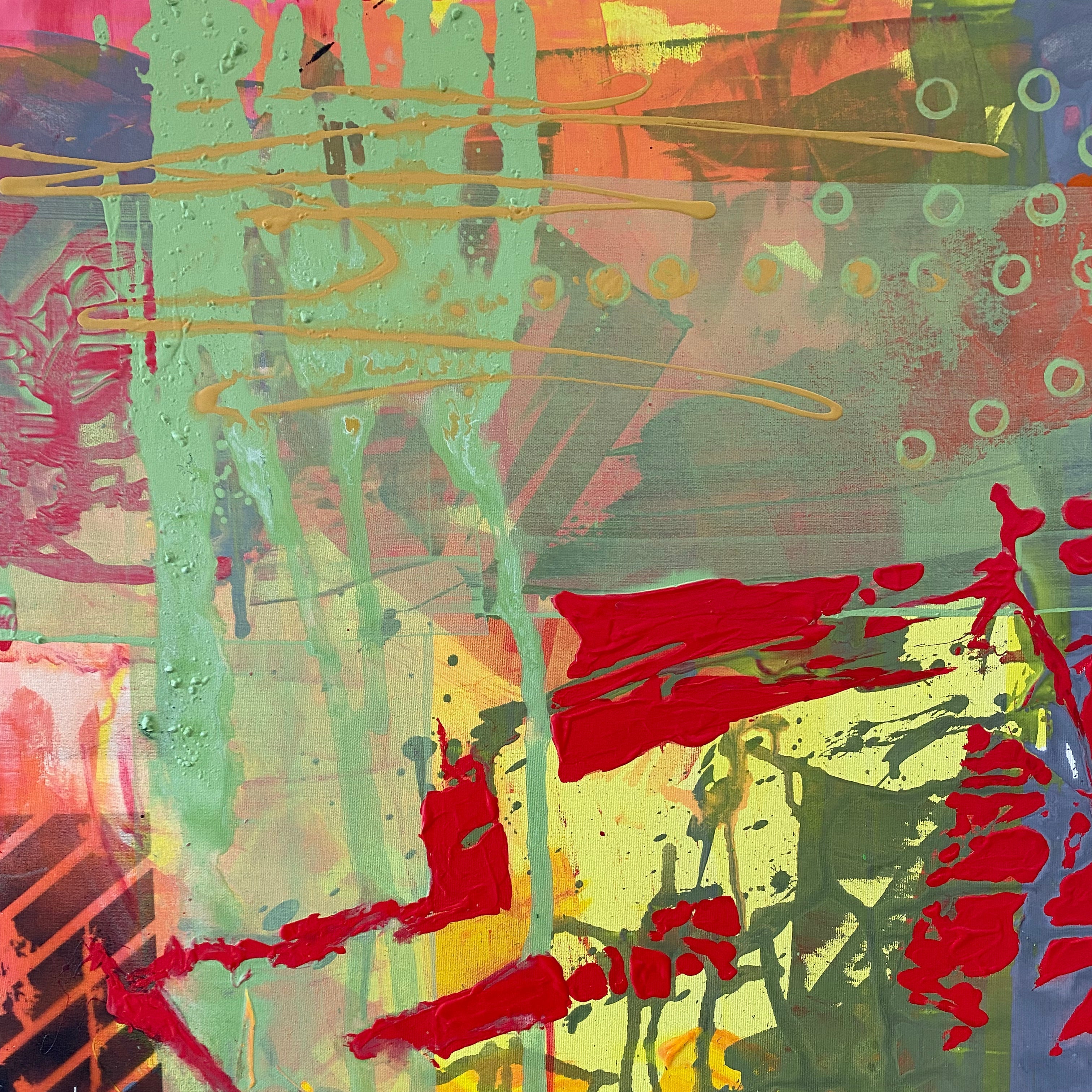 VIBRANT DISARRAY 39.4"x39.4"