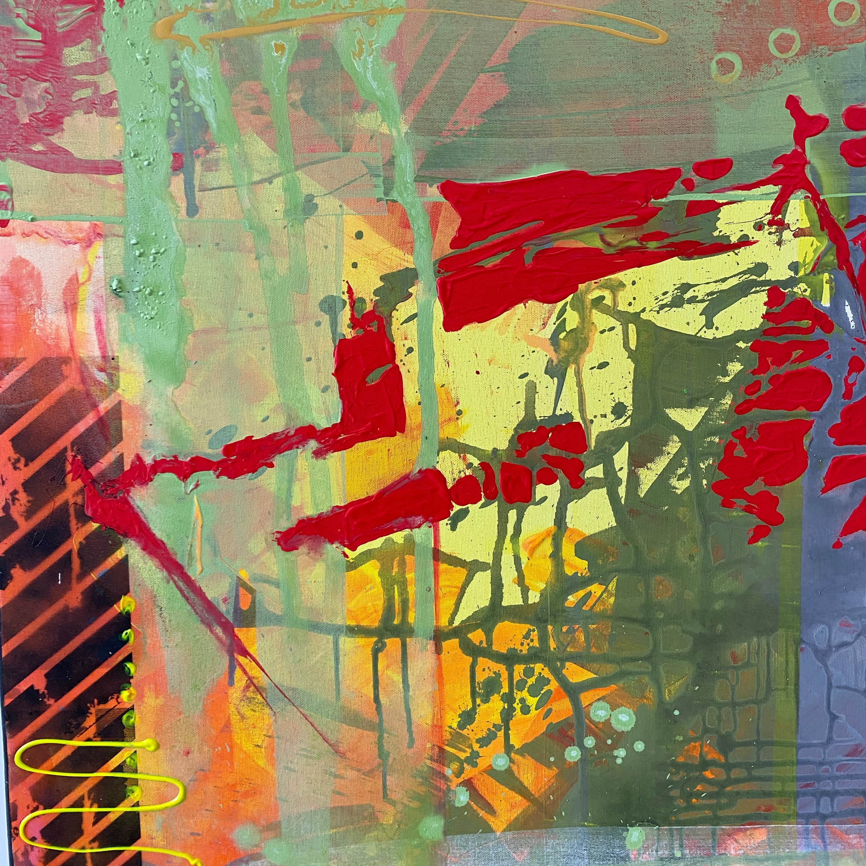 VIBRANT DISARRAY 39.4"x39.4"