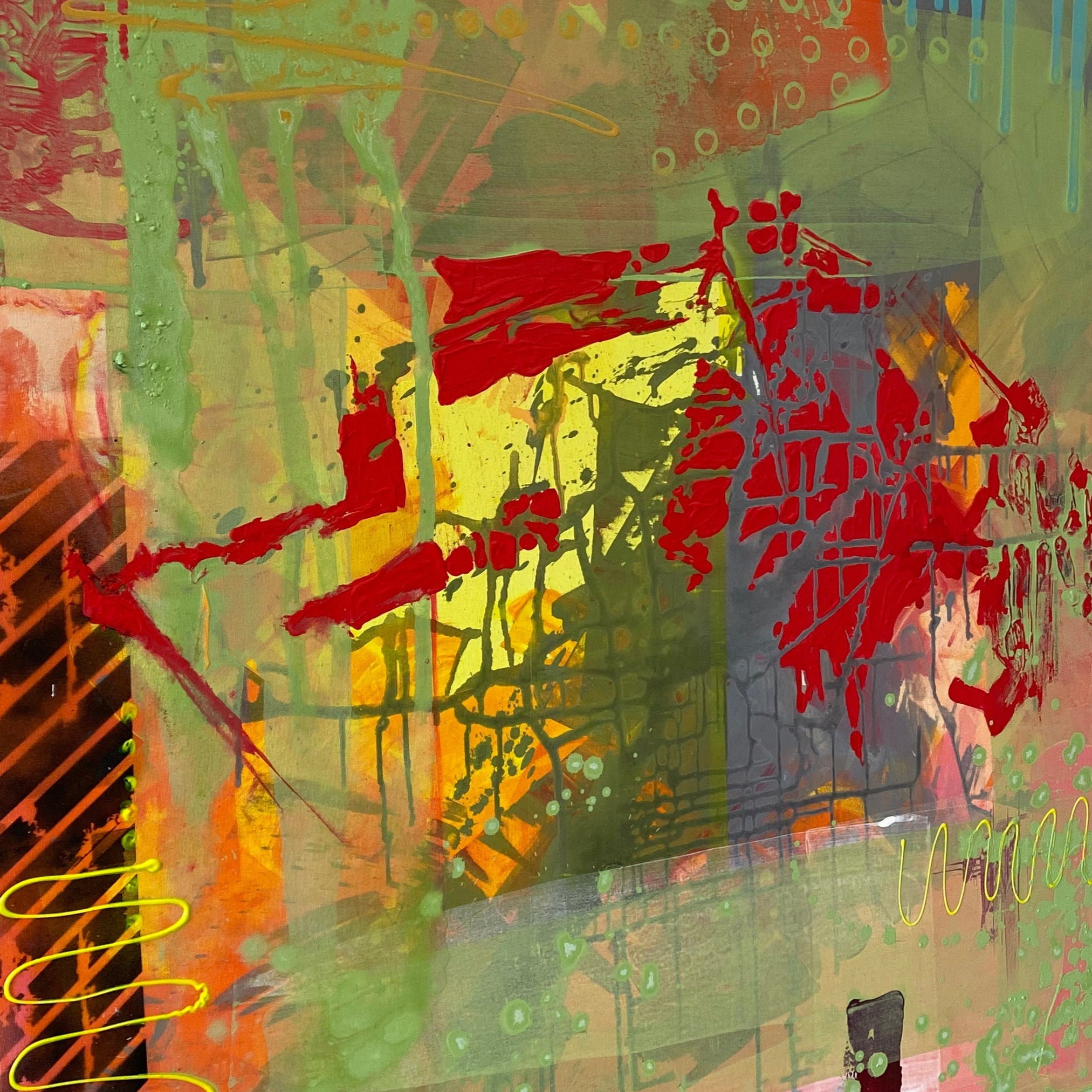 VIBRANT DISARRAY 39.4"x39.4"