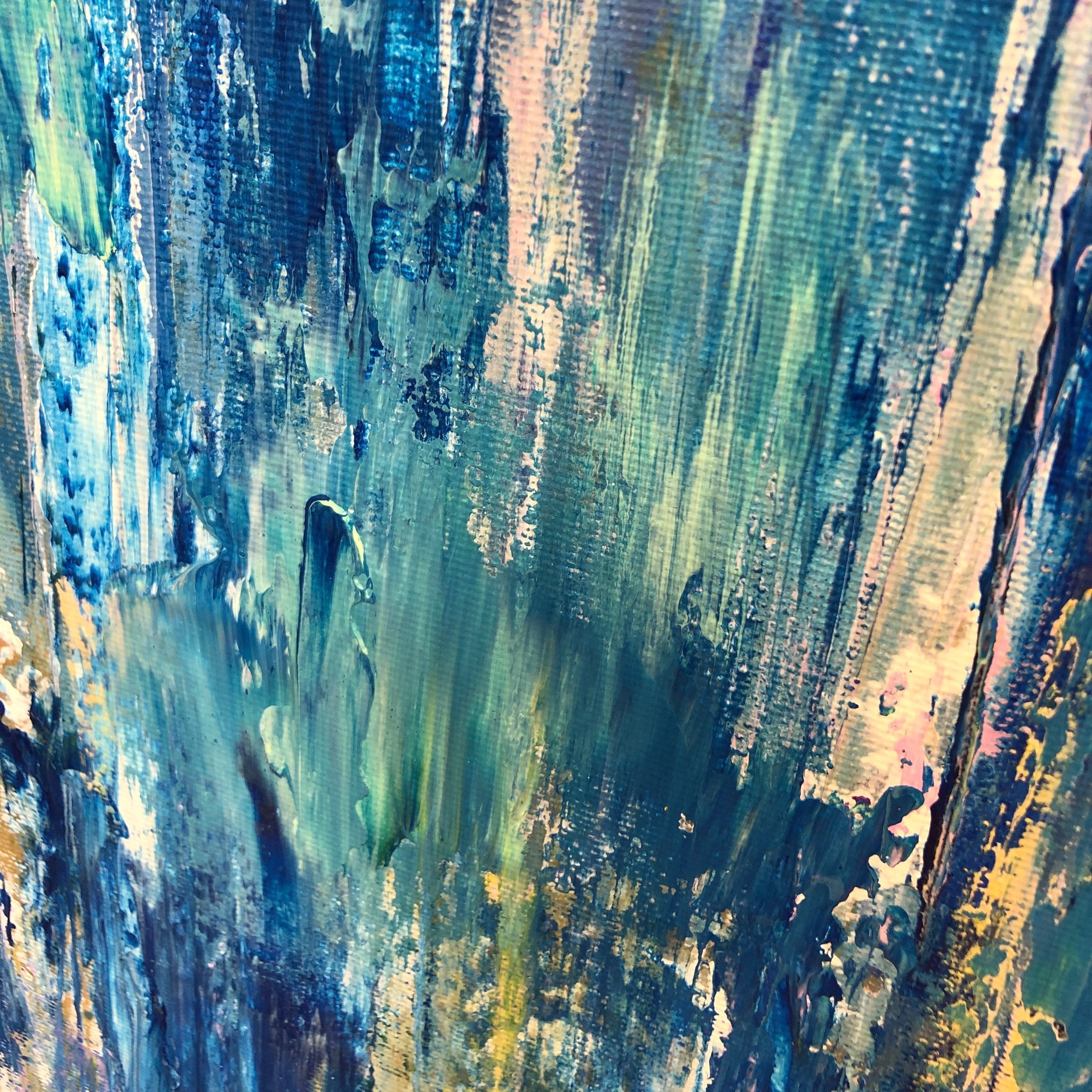 Colorful Wall Art Abstract VIVID WAVES