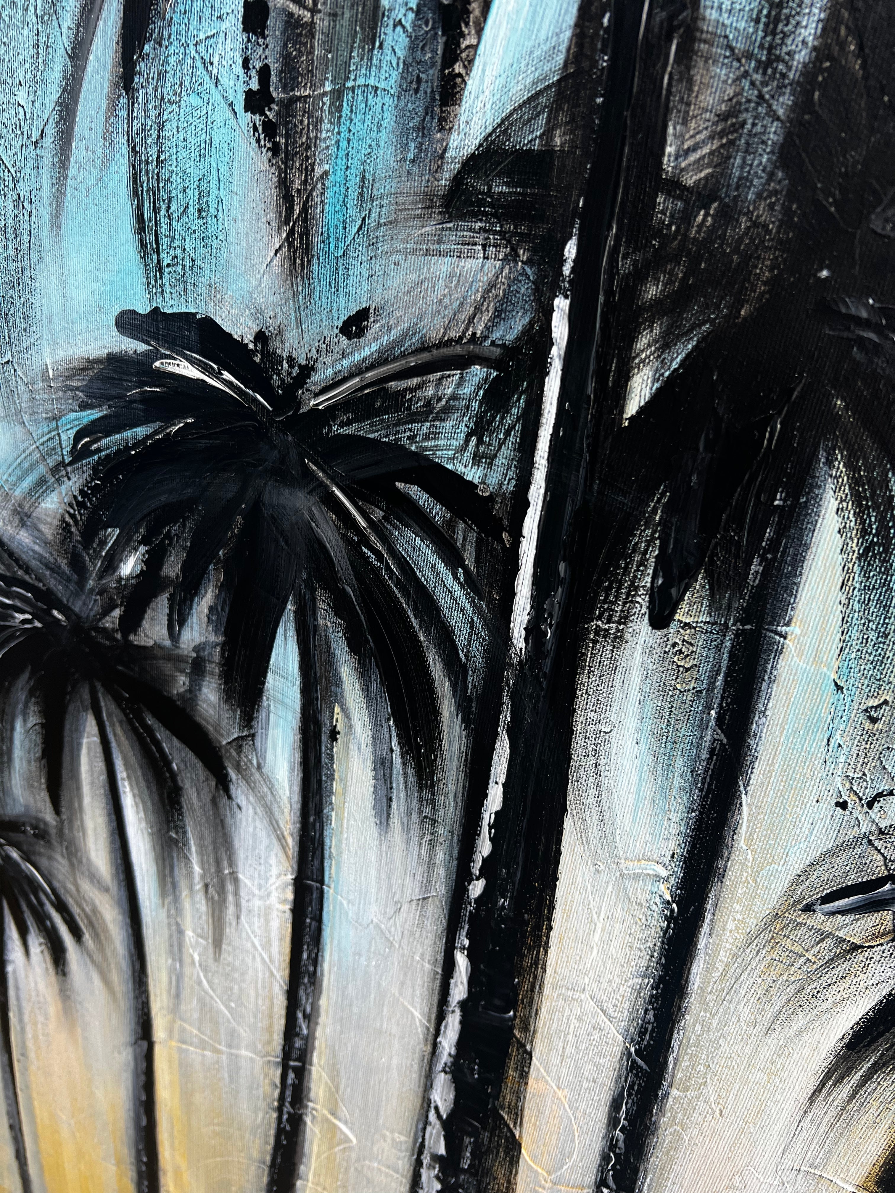 SUNSET PALMS 36"x54"