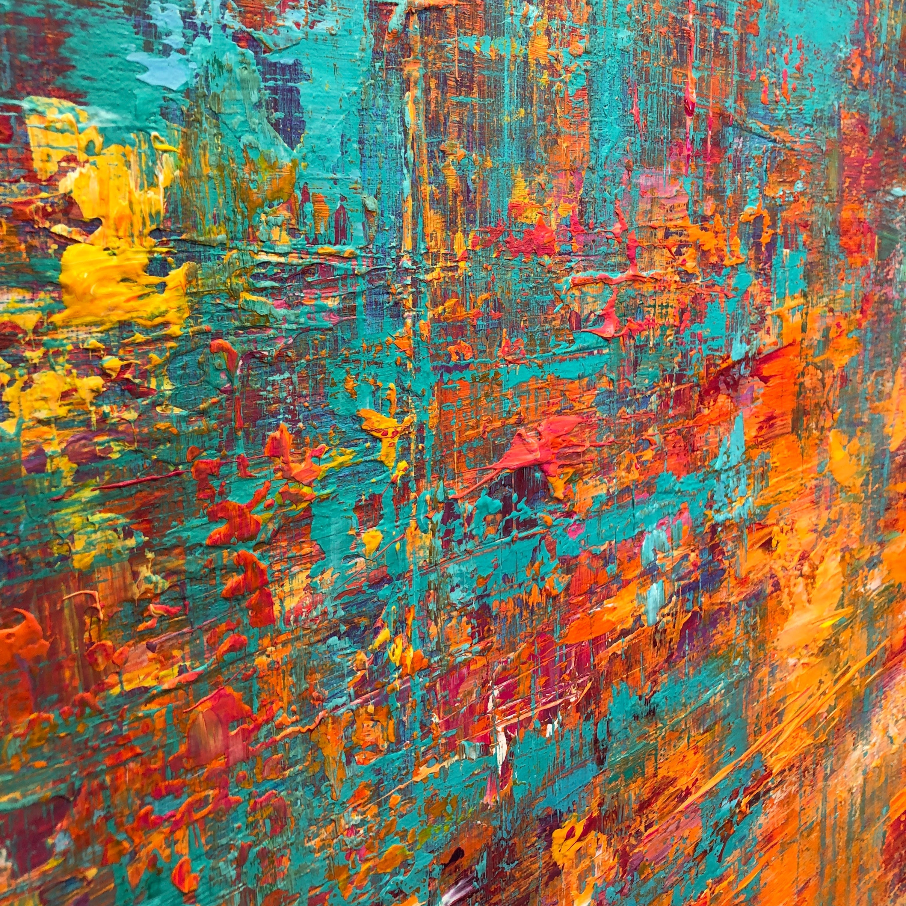 RIOT OF COLORS 46"x46"