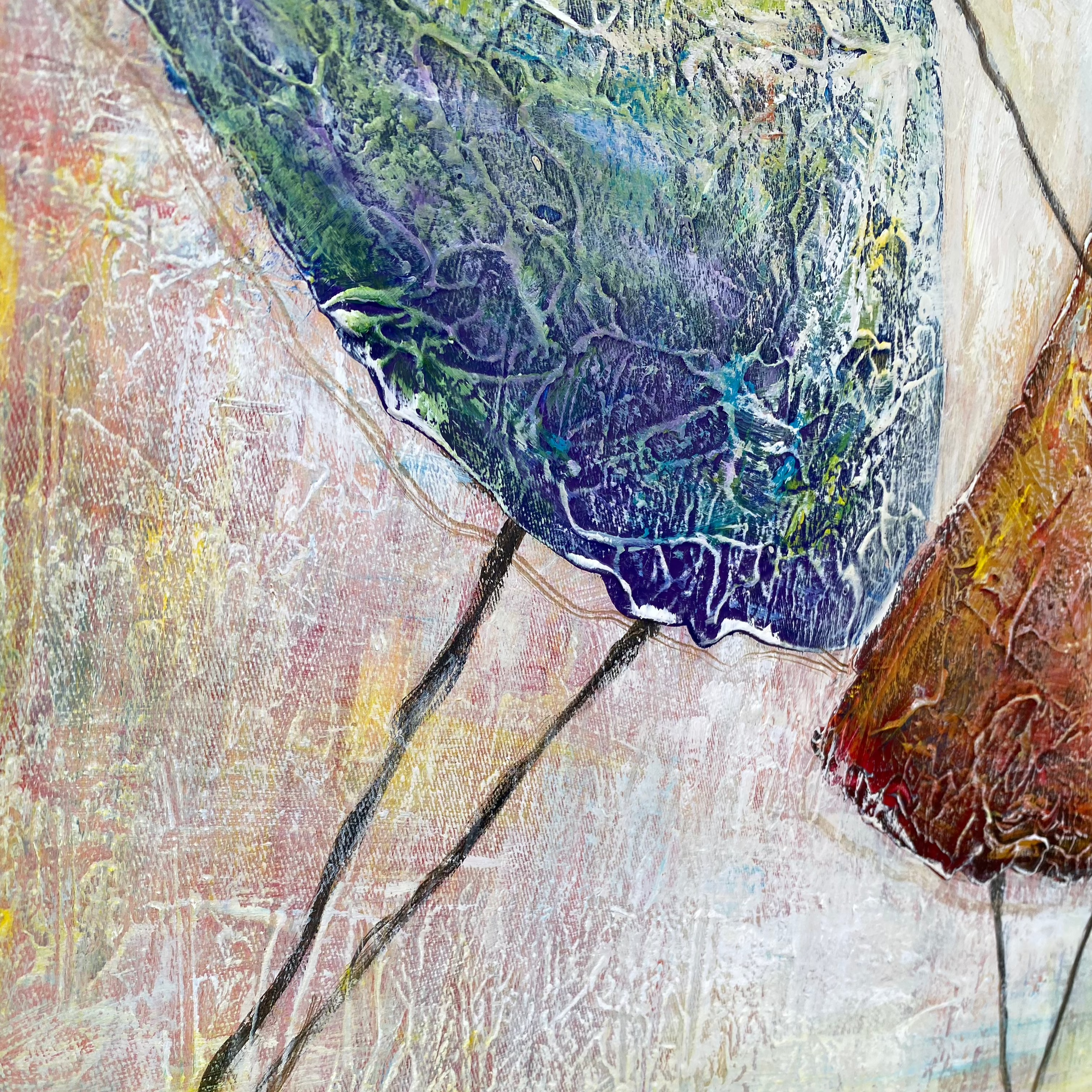 BALLET WHISPER 32"x32"