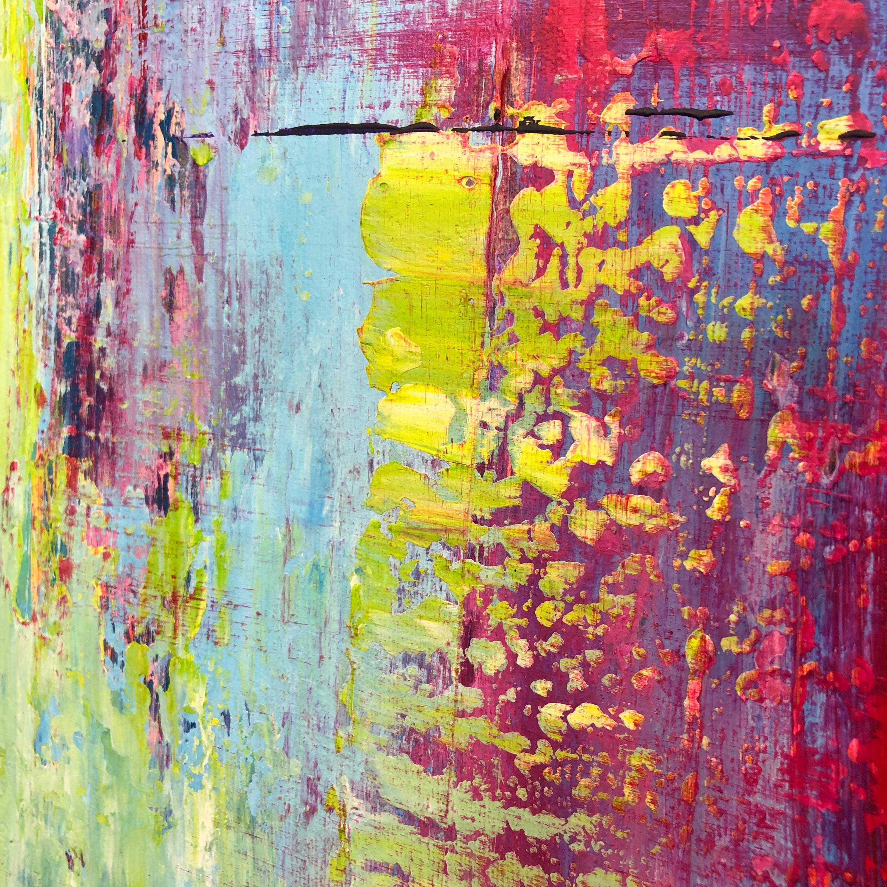 RADIANT CASCADE 40"x40"