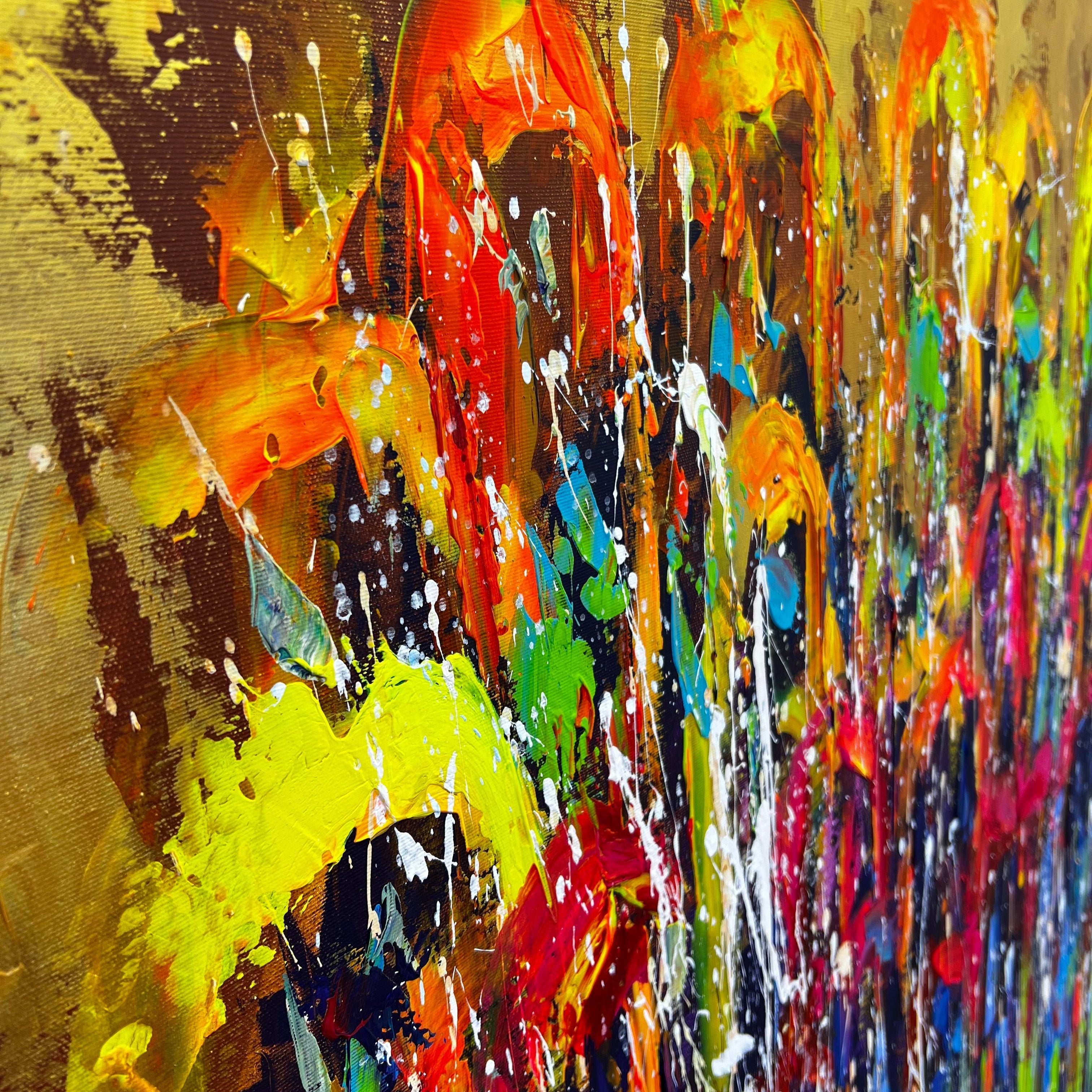 SUNBURST GARDEN 46"x60"