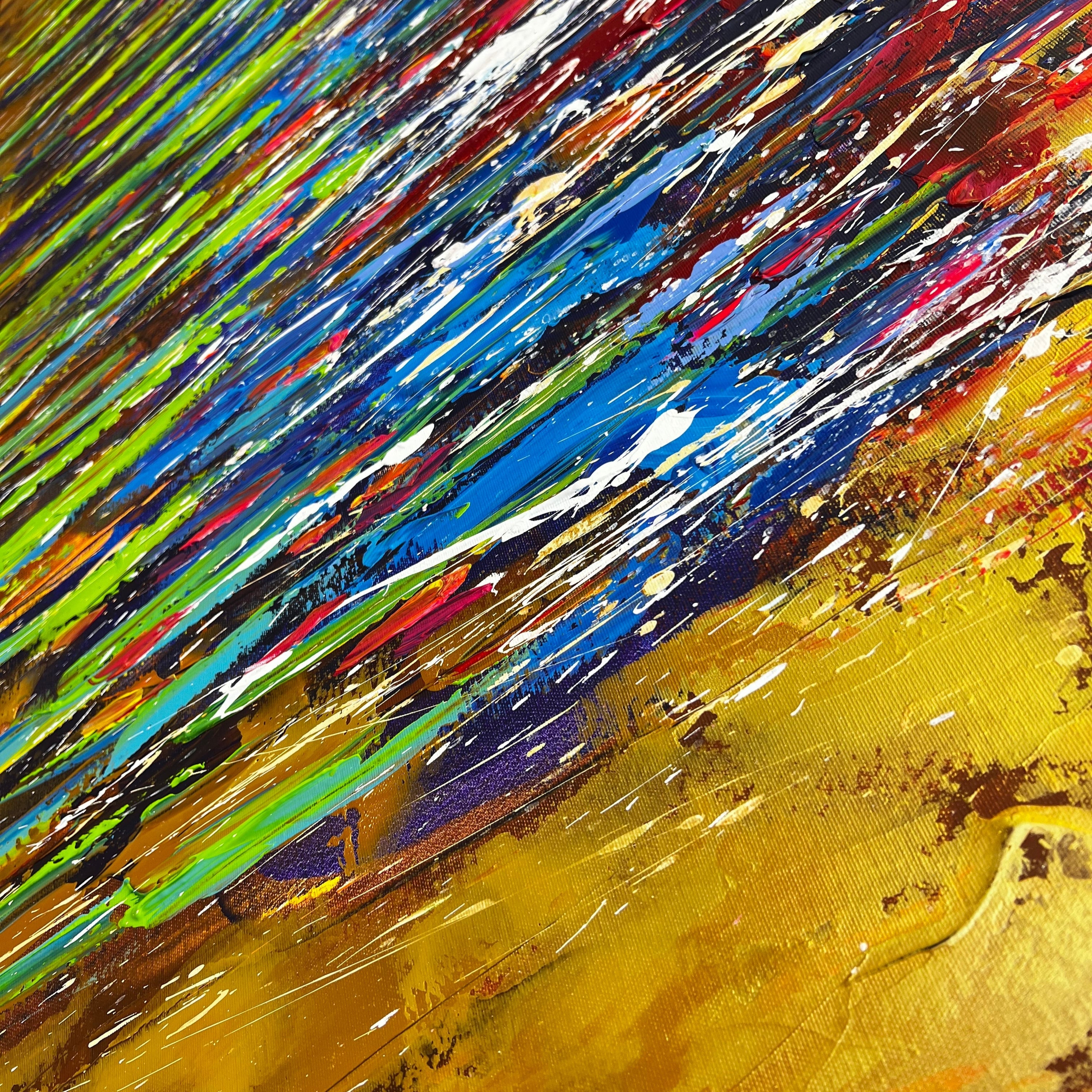 SUNBURST GARDEN 46"x60"