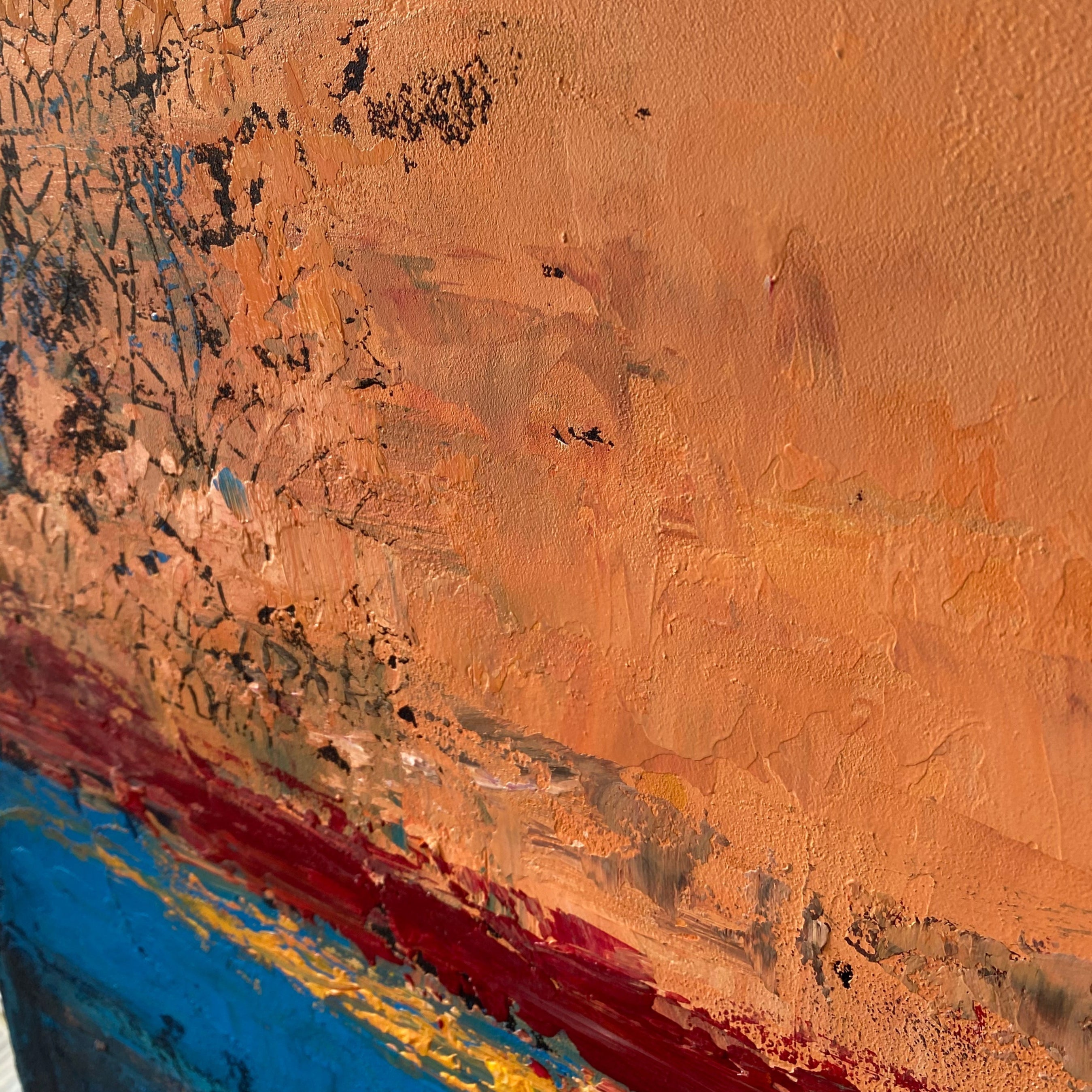 SUNSET LAYERS 32"x32"