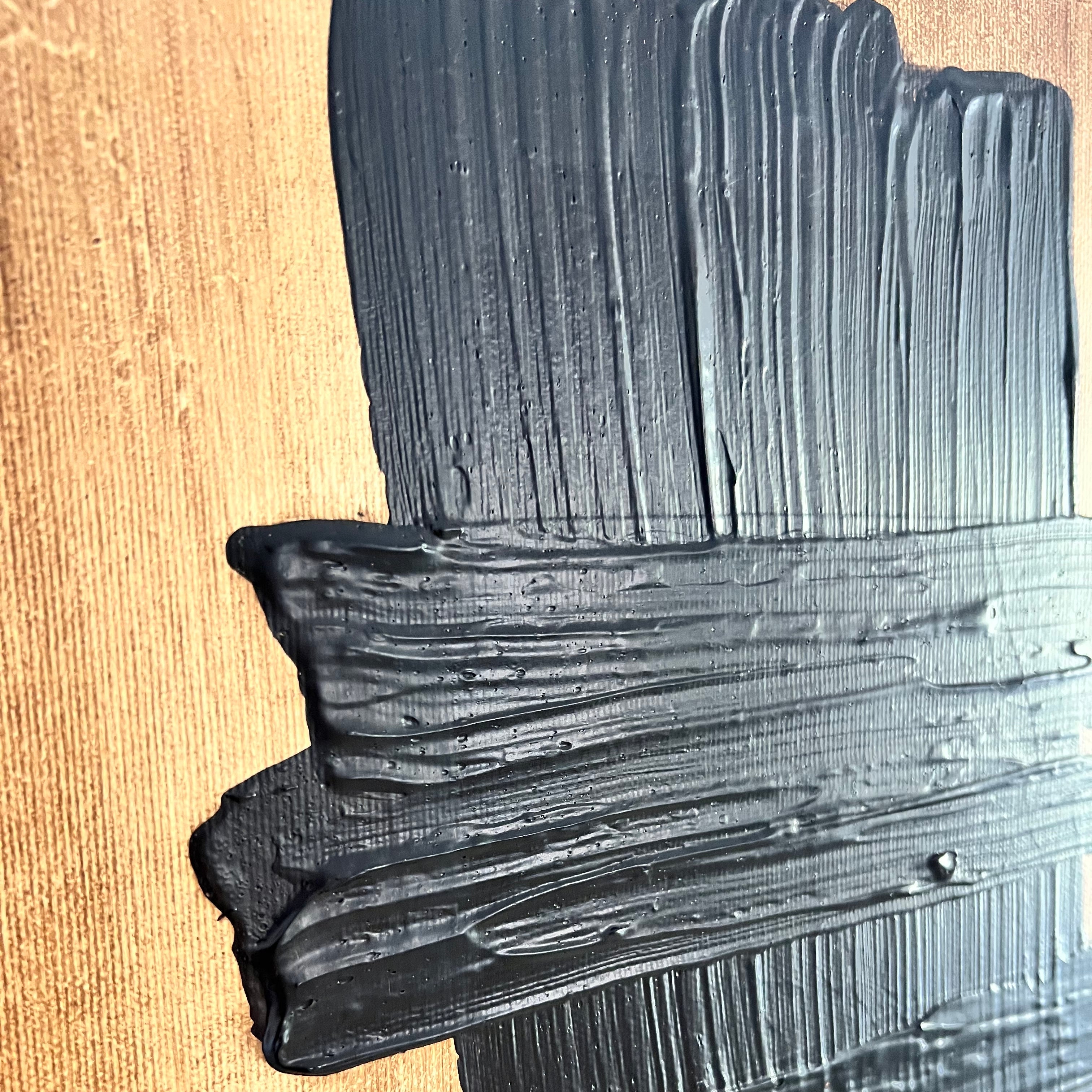 Geometric minimalist contemporary painting BLACK LATTICE