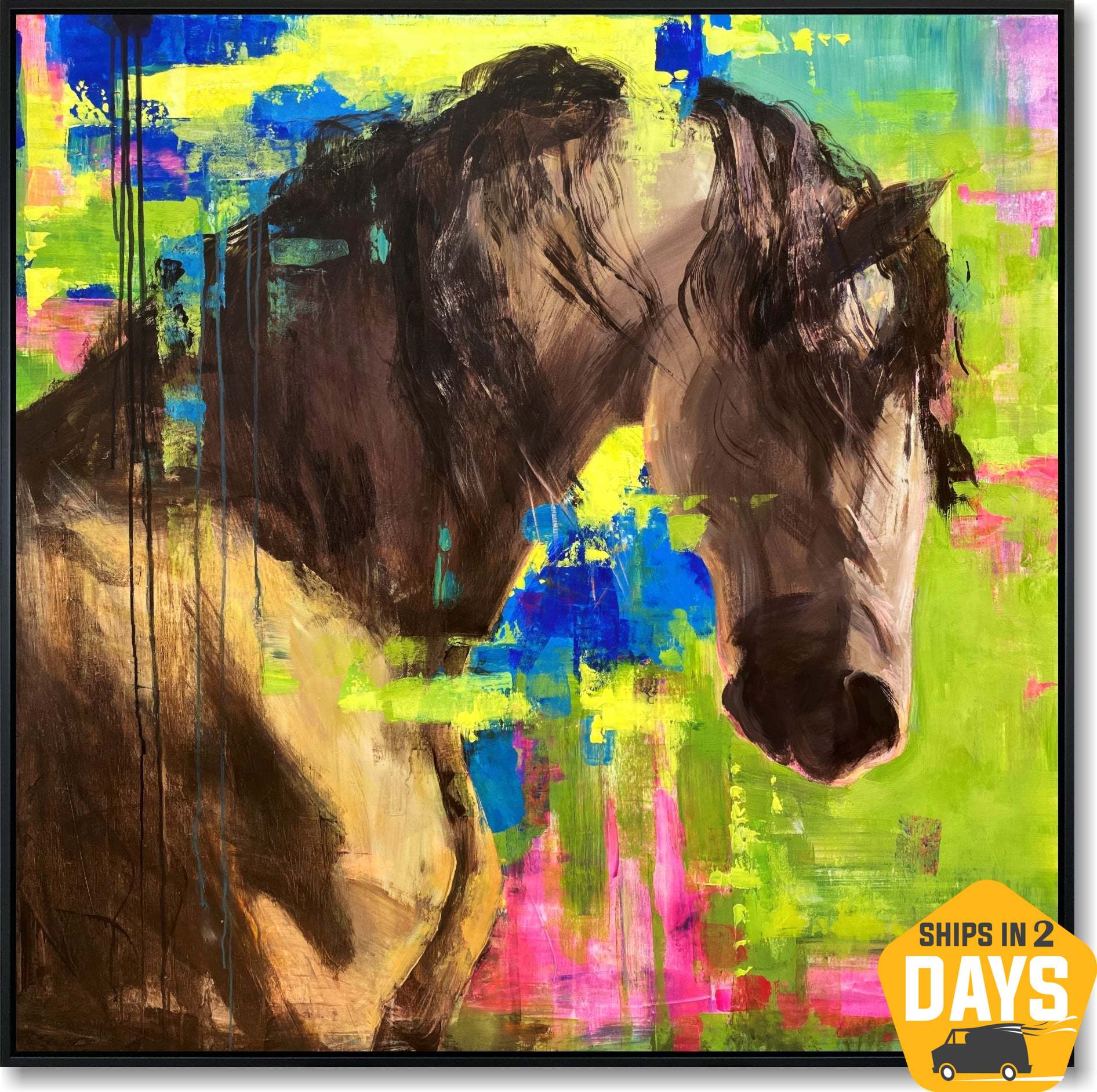 COLORFUL GRACE 43"x43"