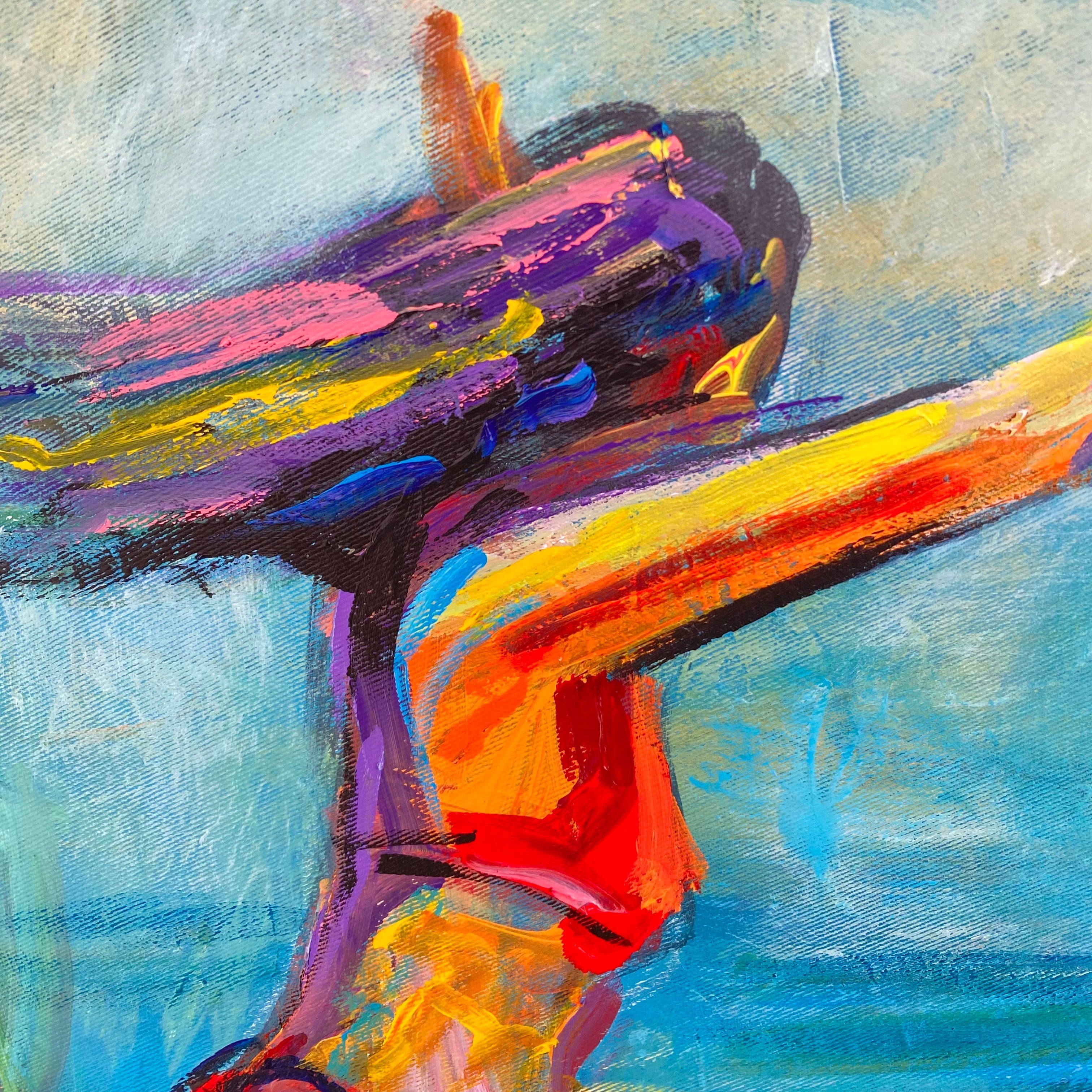 CHASING SUMMER 40"x40"