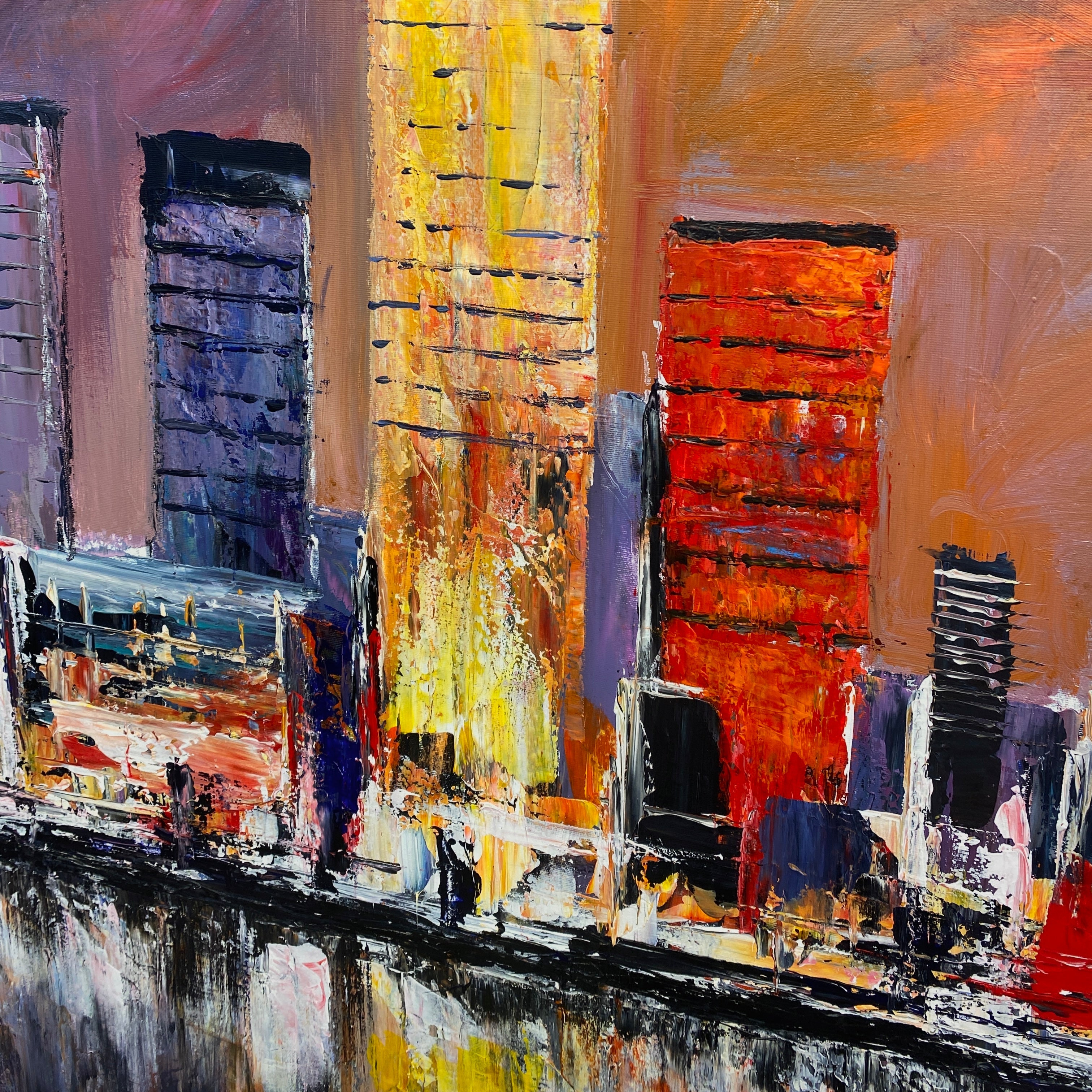 SKYLINE GLOW 40"x54"