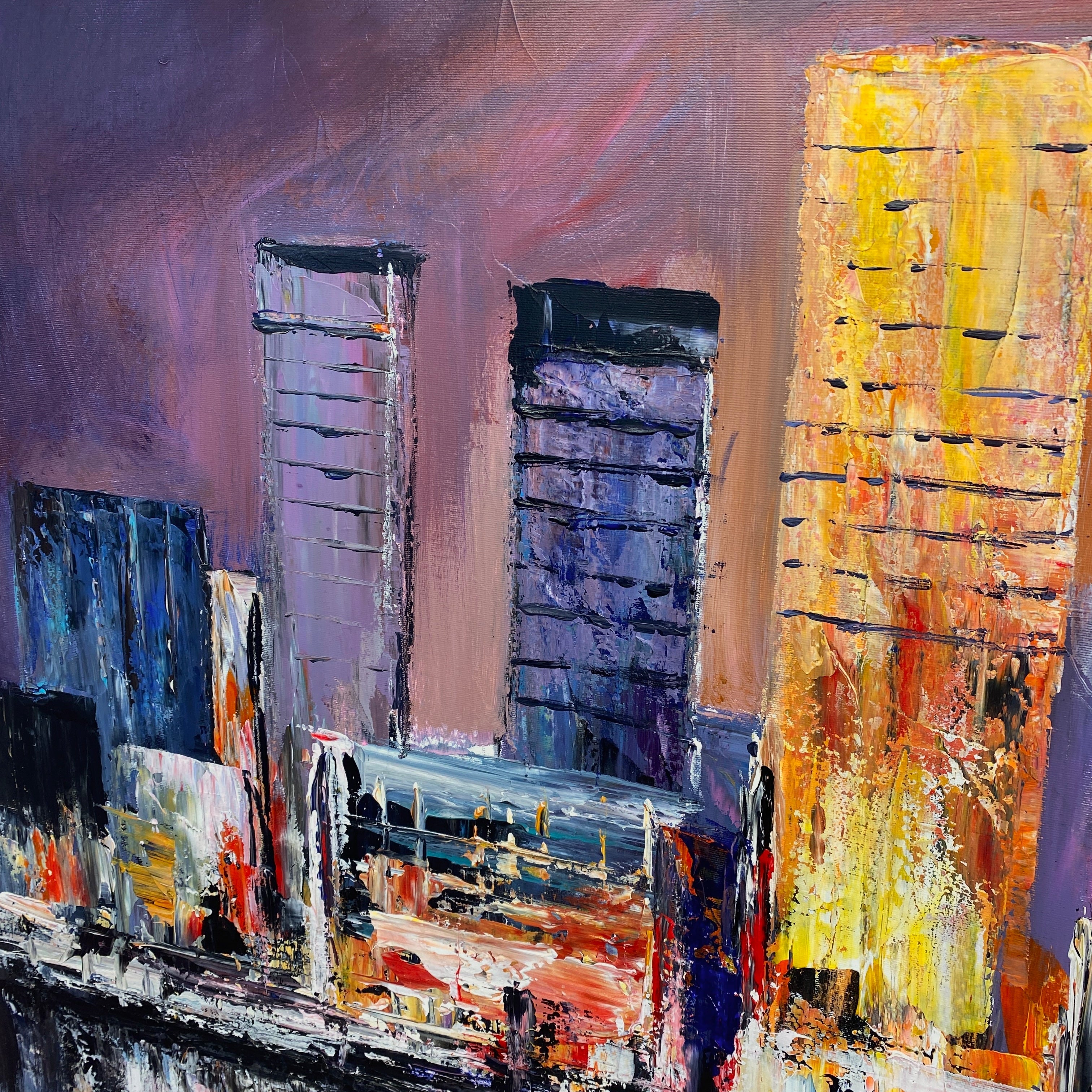 SKYLINE GLOW 40"x54"