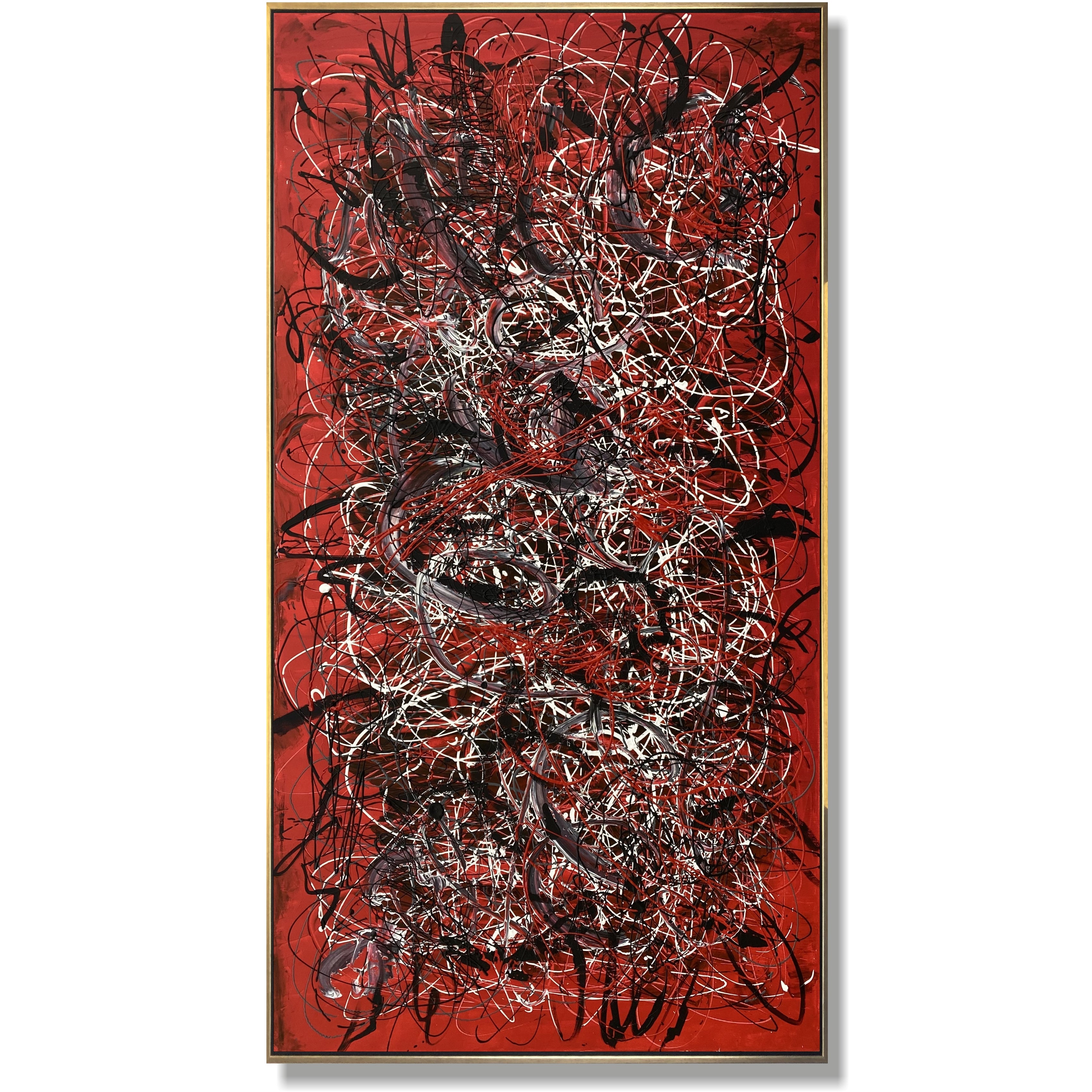 SCARLET DREAMS 36"x18" | 91x46 cm