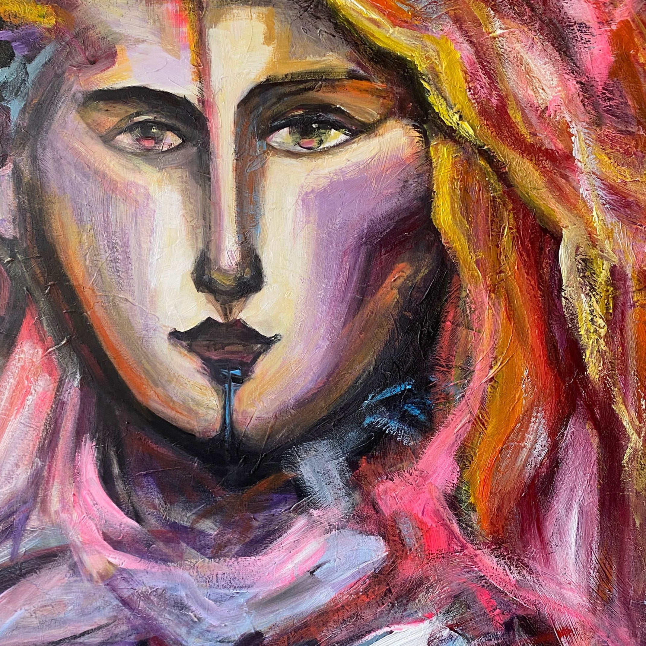 COLORFUL MUSE 40"x40"