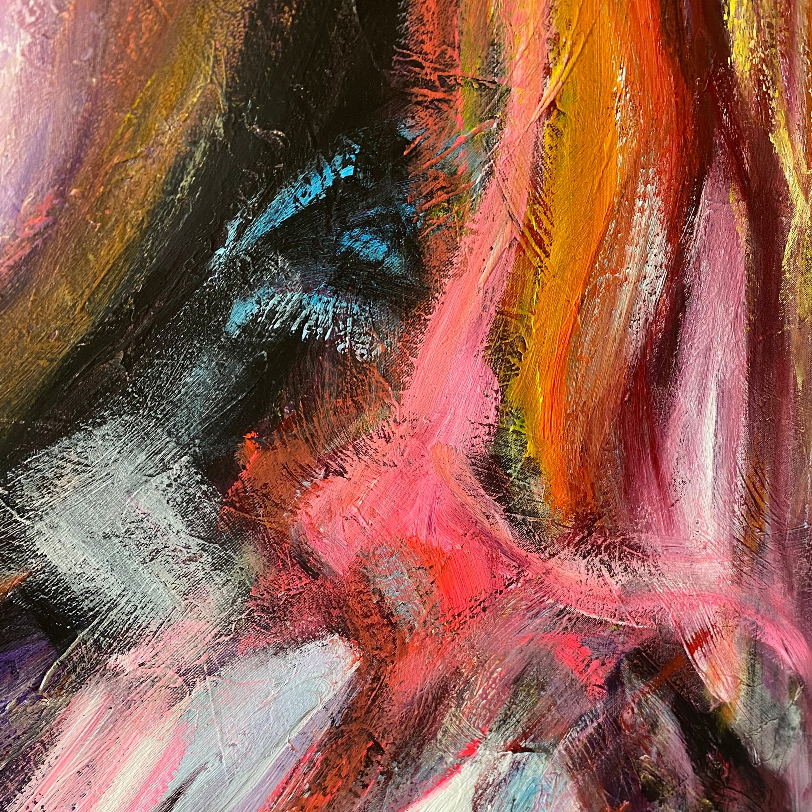 COLORFUL MUSE 40"x40"