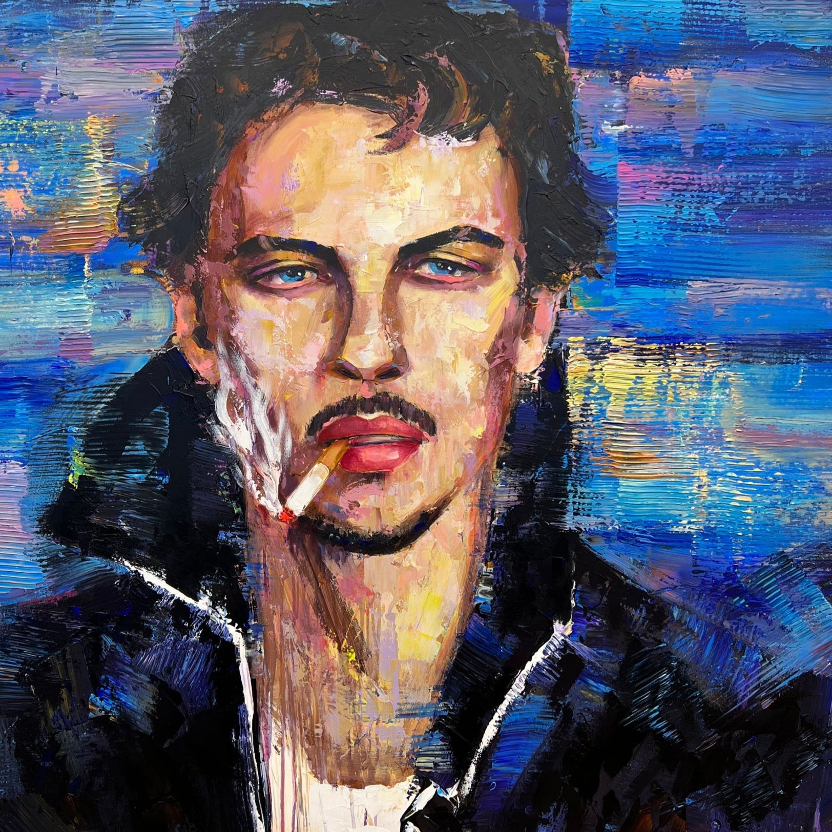 TOBACCO REVERIE 53"x53"