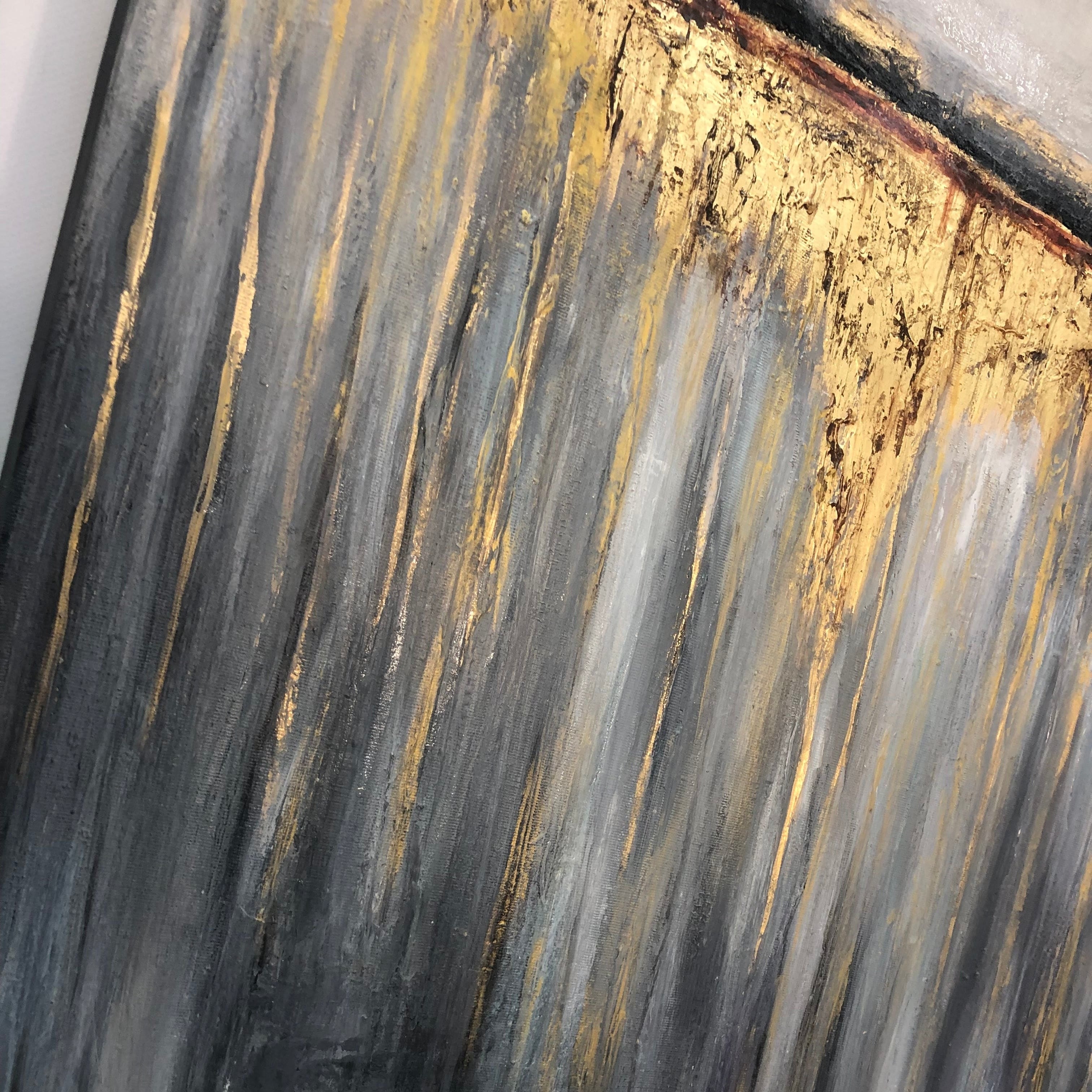 GOLD RAIN 40"x30"