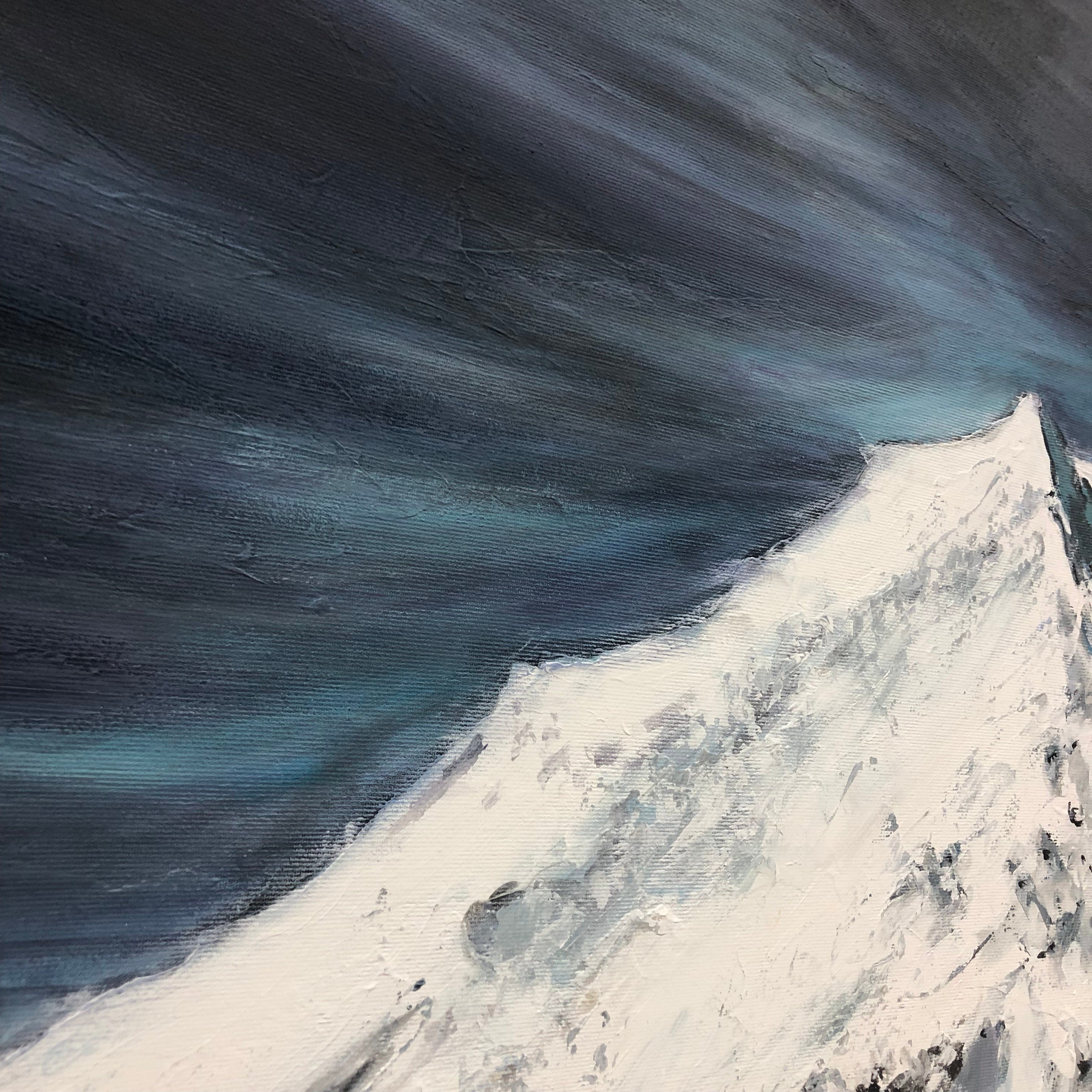 WHITE PEAKS 40"x40"