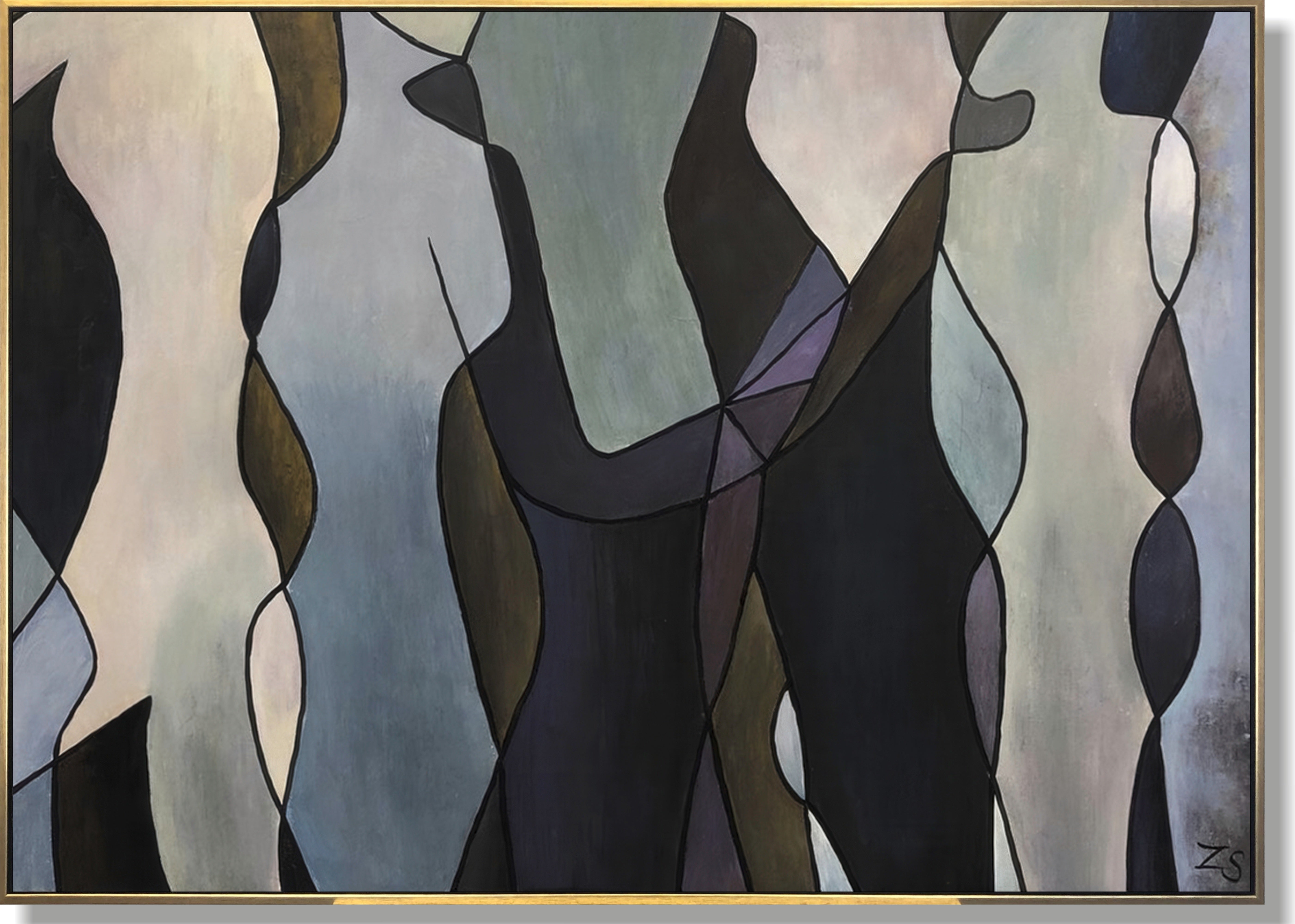 Figurative abstract art SOUL REFLECTION