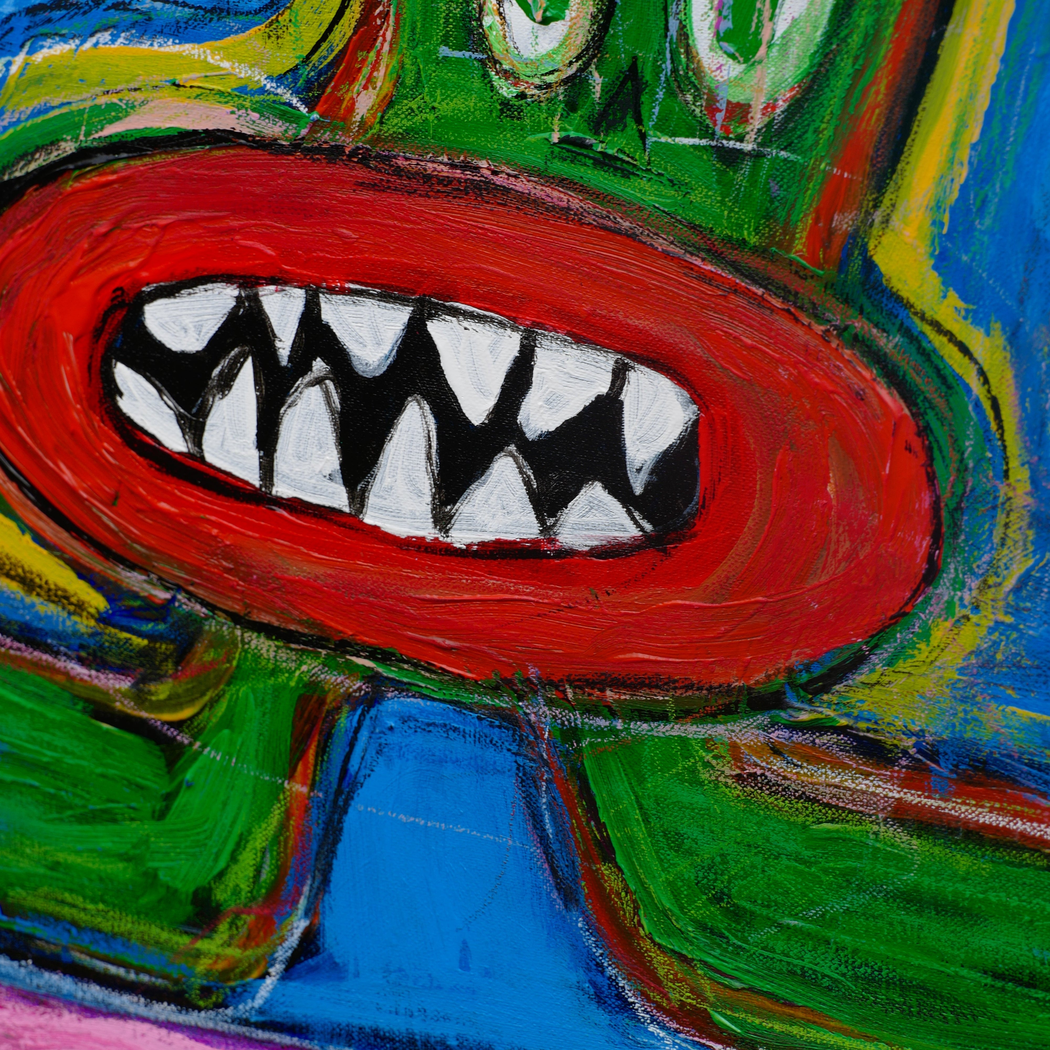 WILD RABBITS 46"x46"