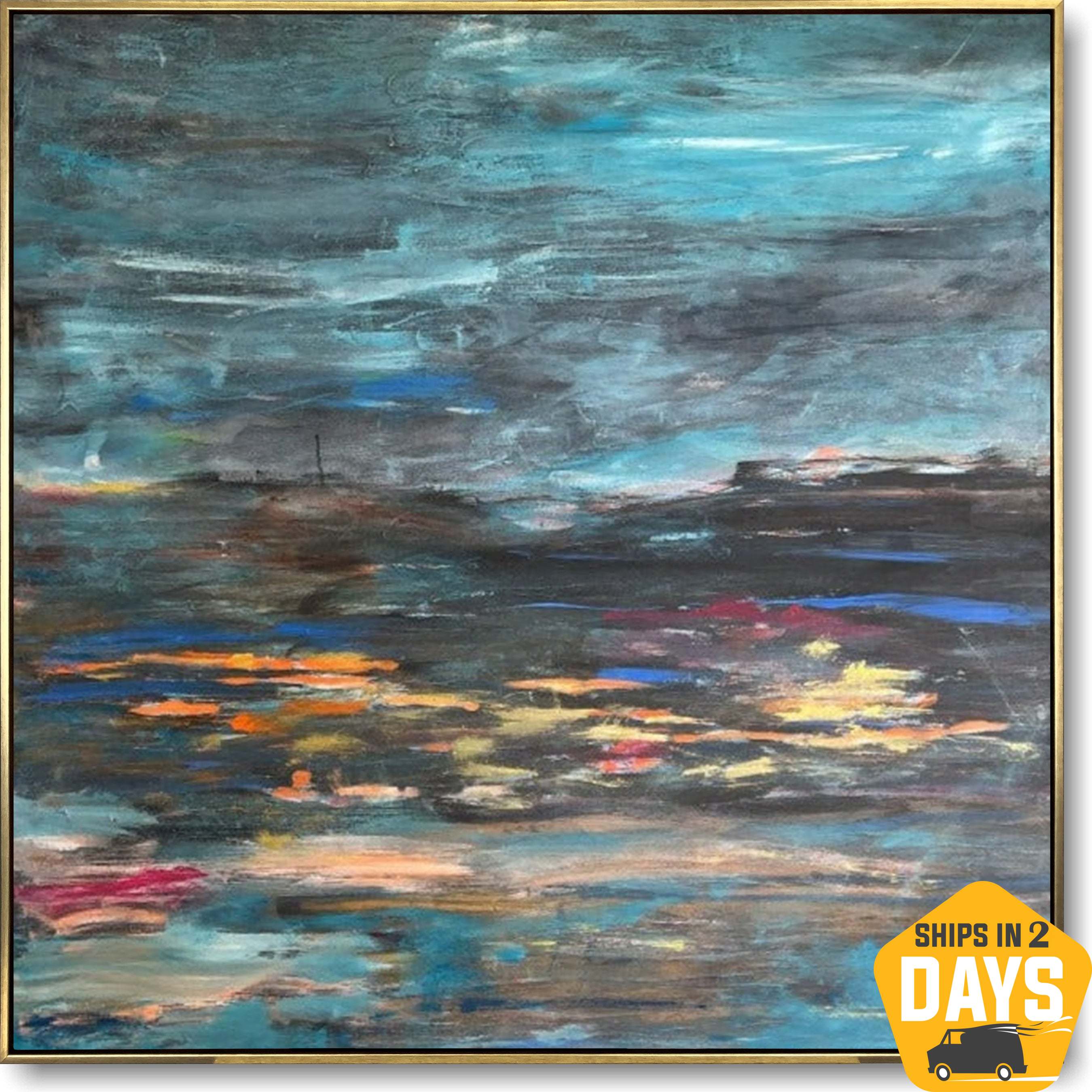 REBELLIOUS SKY 50"x50"