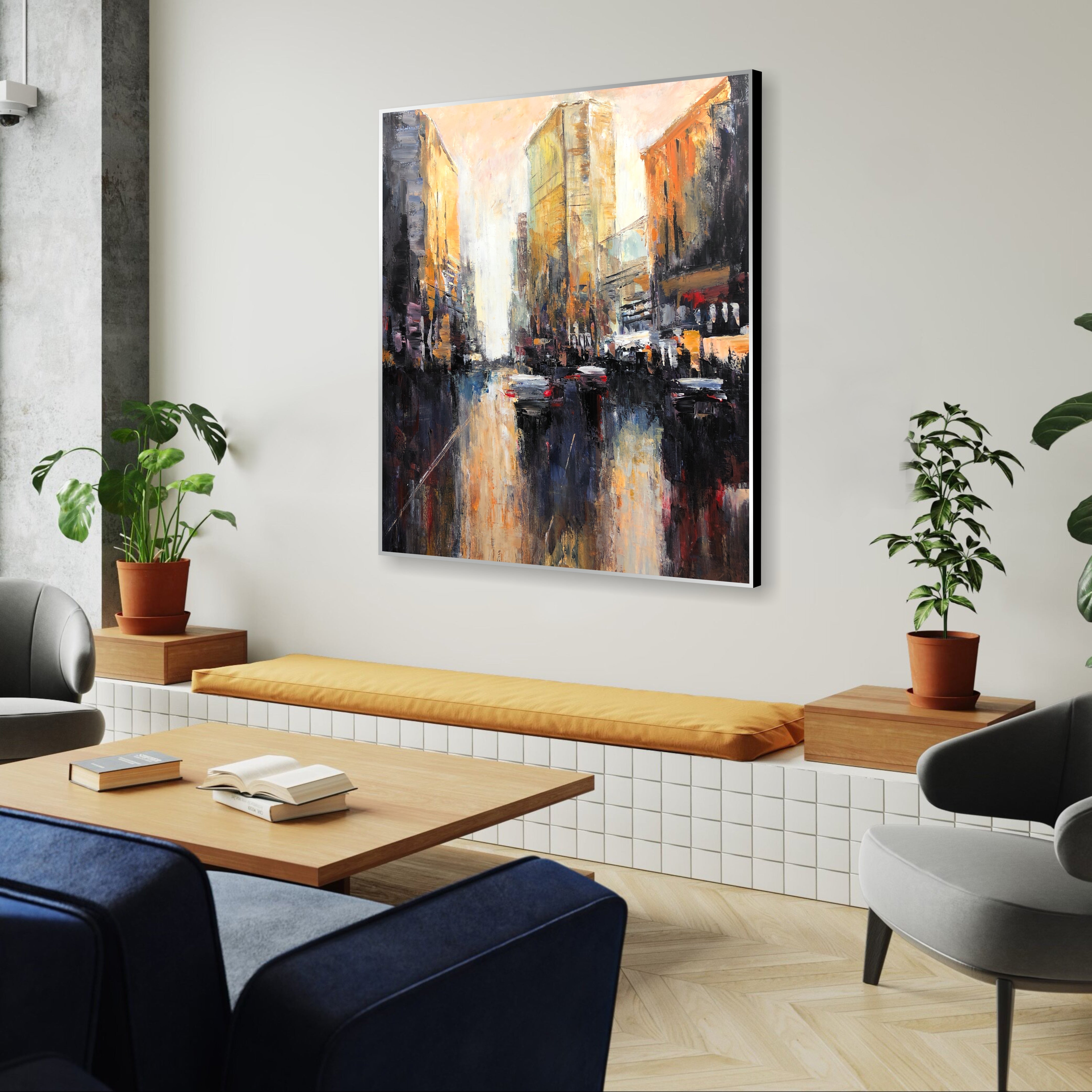 STREETS OF MANHATTAN 43.3"x39.3"