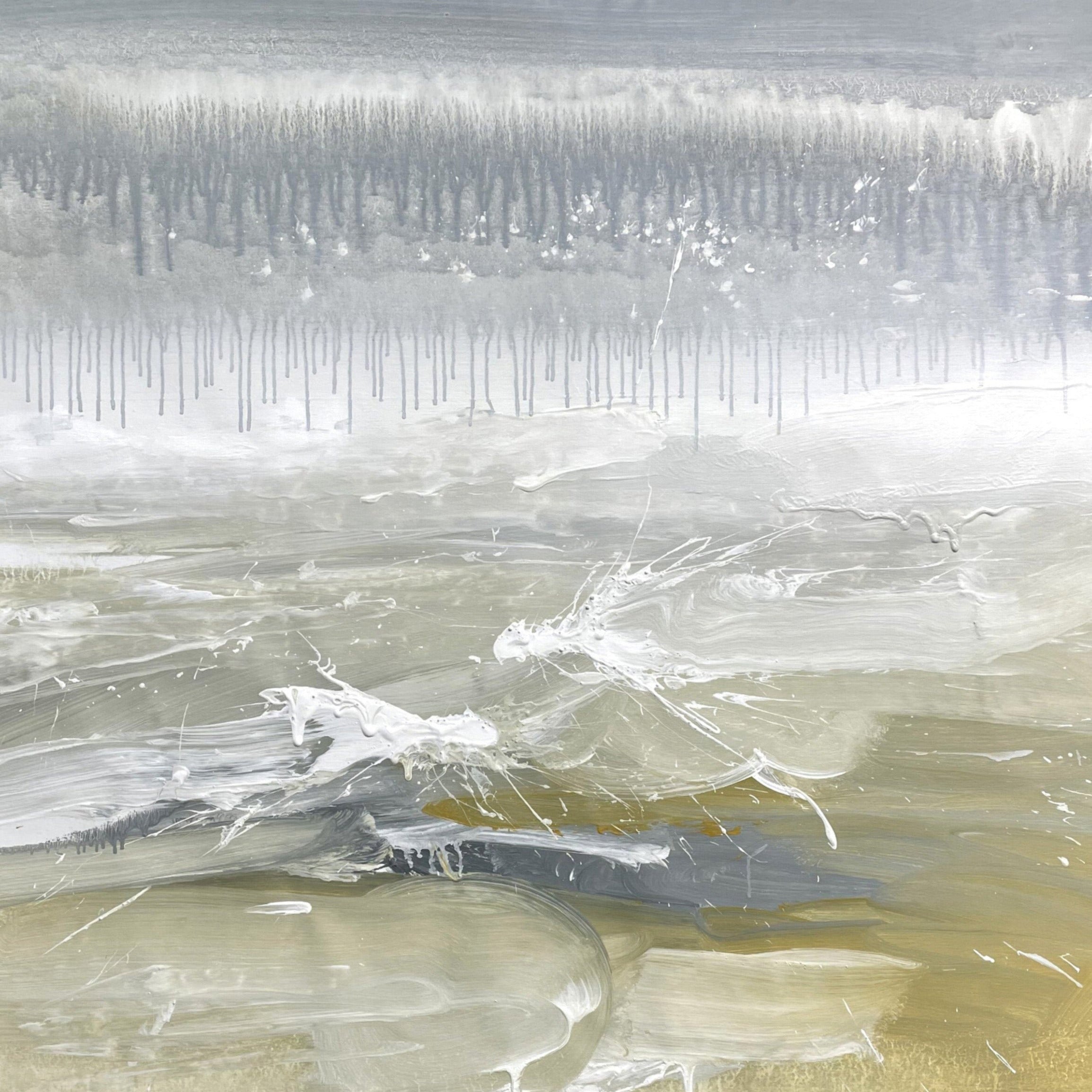 Textured abstract painting ASSOCIATION 236 51.2"x37.4"