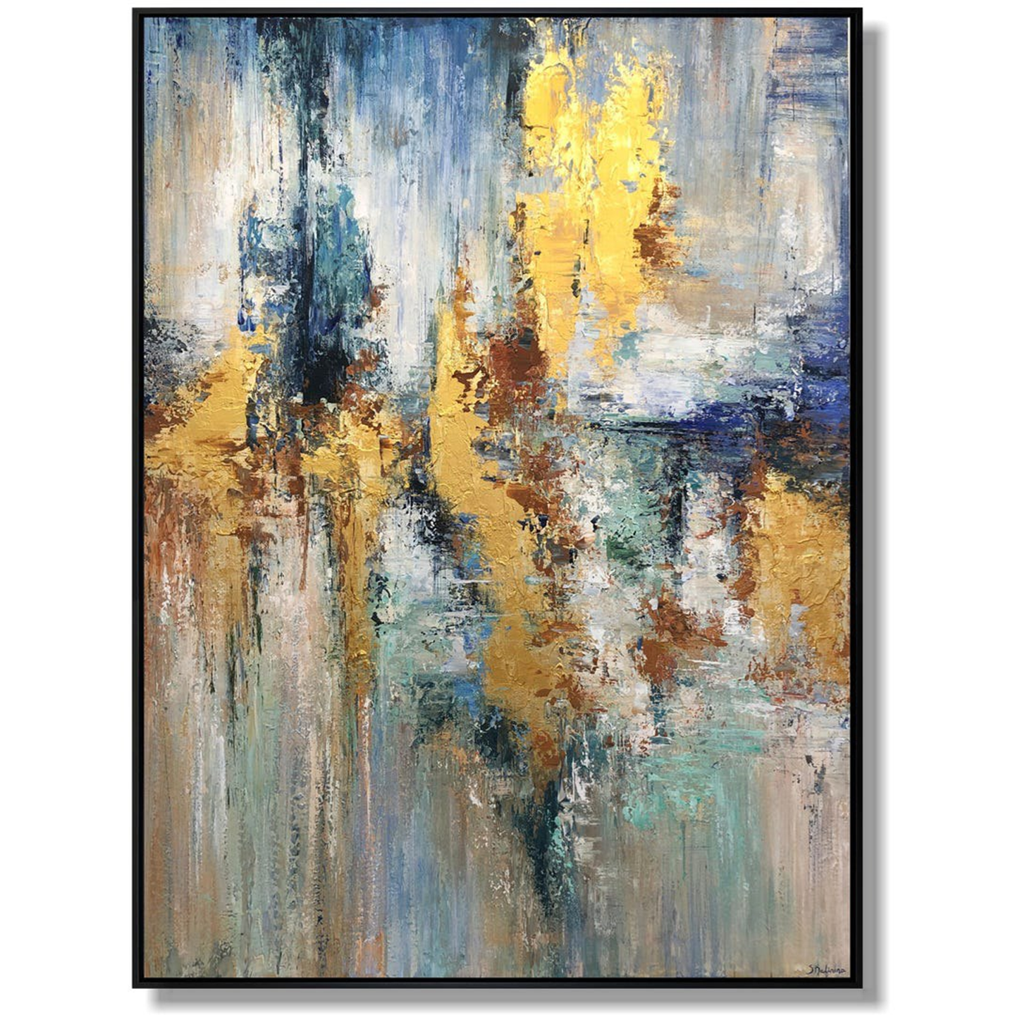 SUN OVER THE RIVER 60"x46"