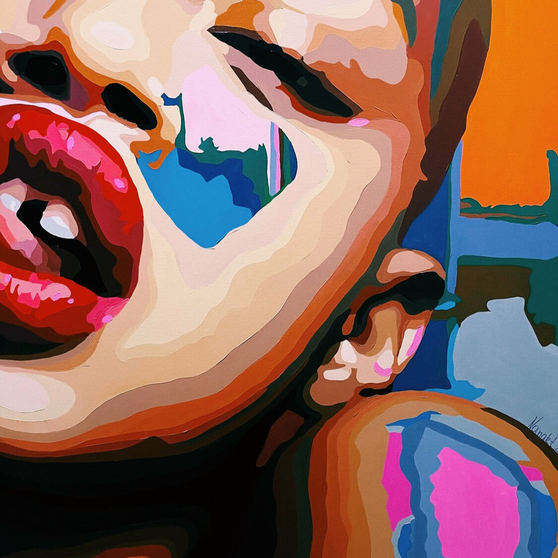 GIVE ME MORE 51.2"x51.2"