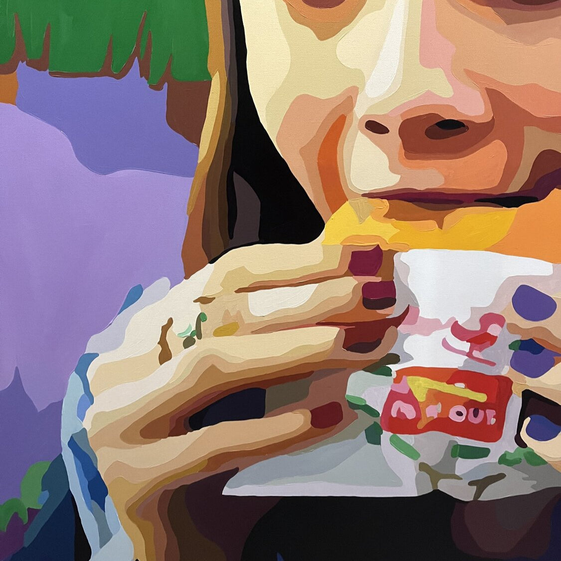 HUNGRY CARA 51.2"x51.2"