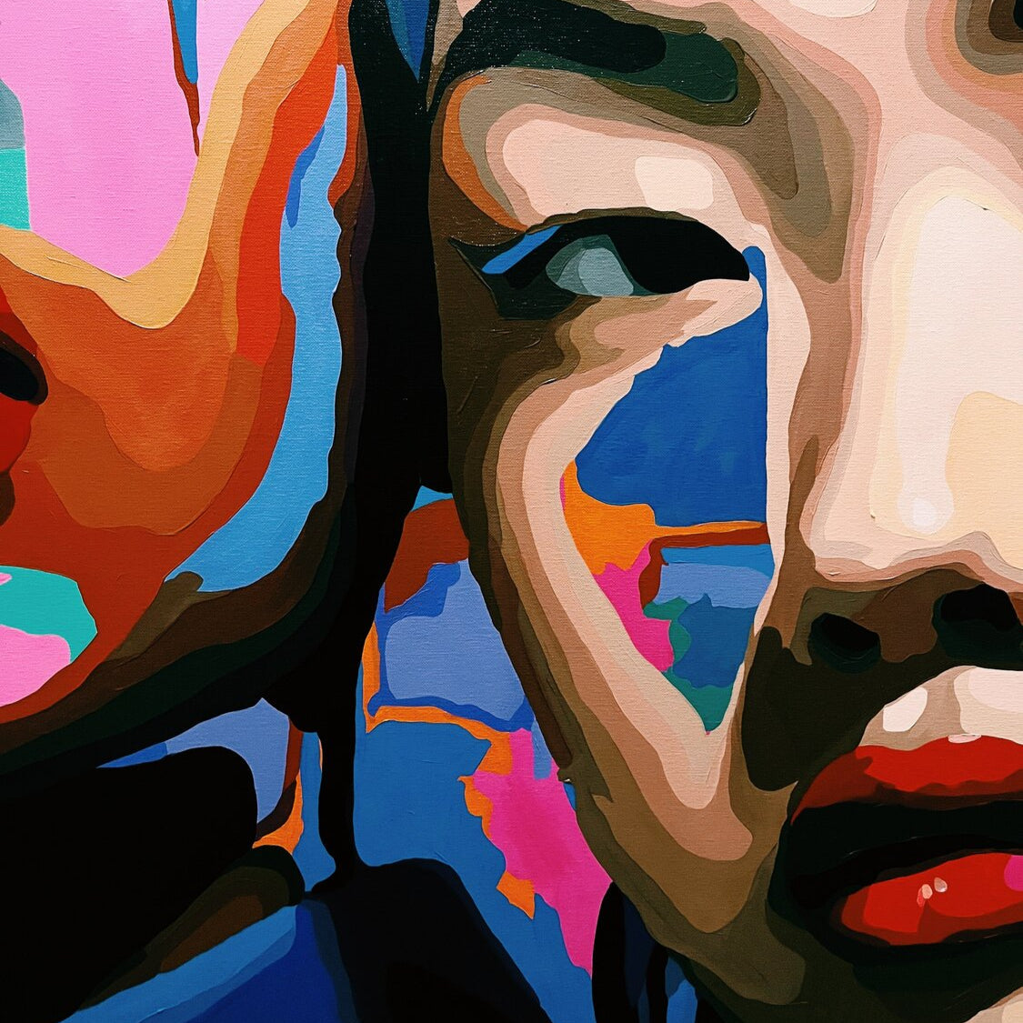 MOMENT OF TOUCH 43.3"x43.3"