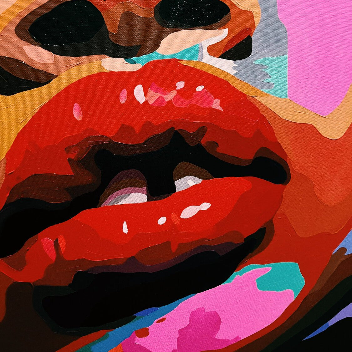 MOMENT OF TOUCH 43.3"x43.3"