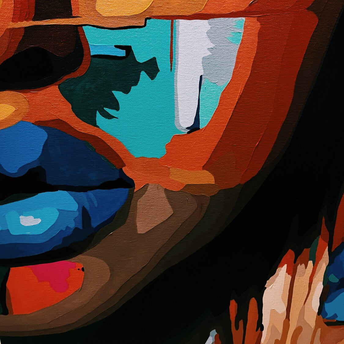 HER SUPPORT 43.3"x43.3"