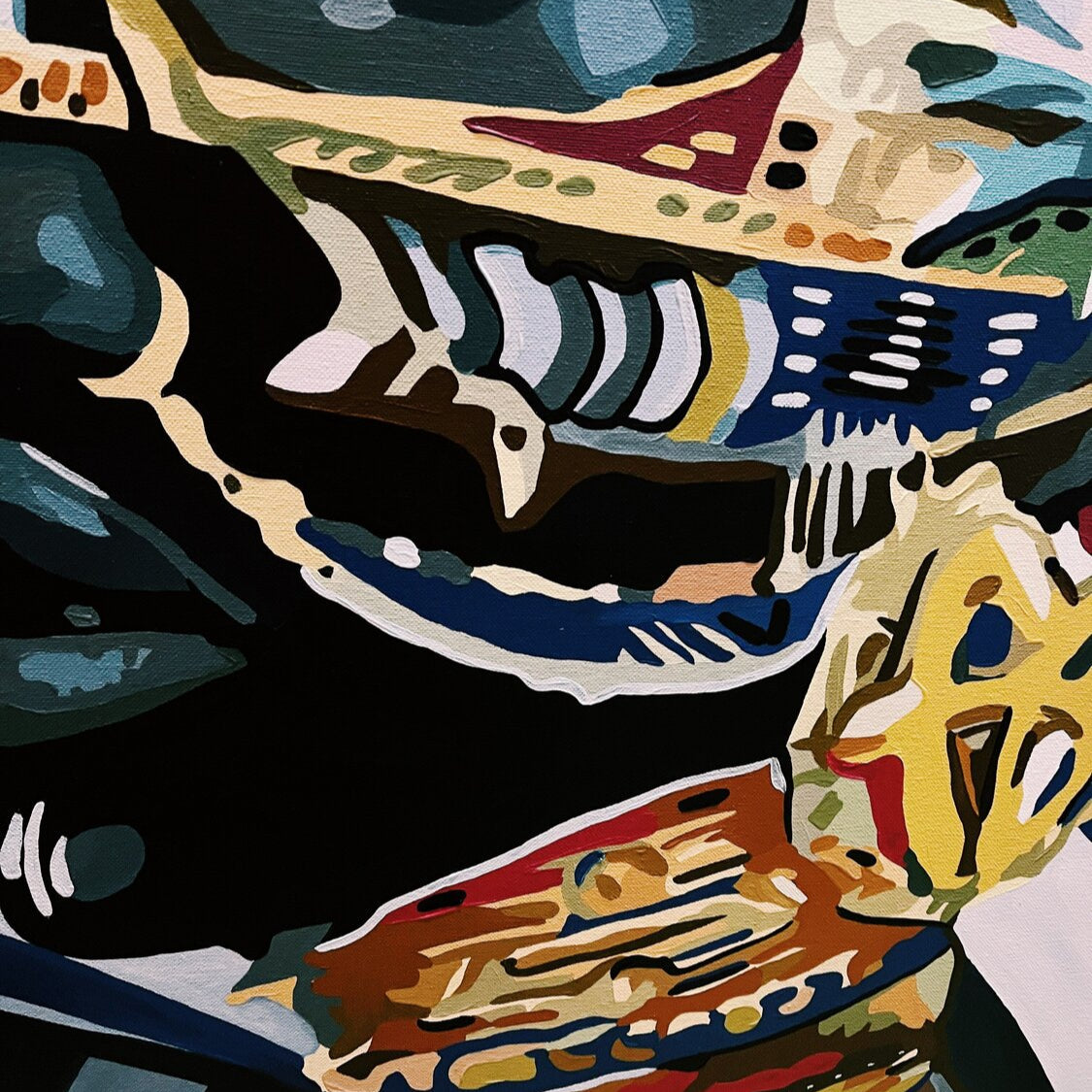 PRINCE OF THE JUNGLE 43.3"x43.3"