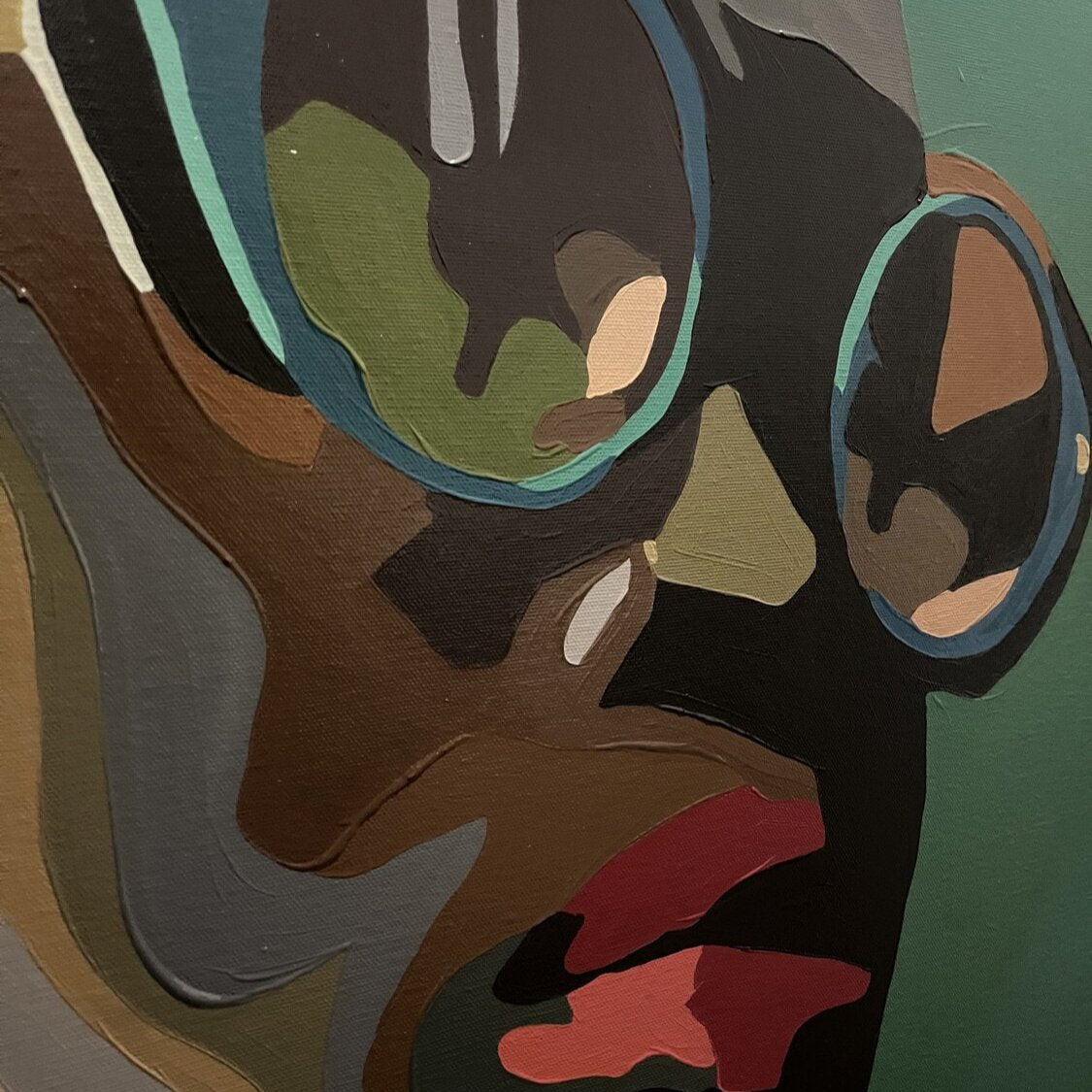 STRENGTH AND CONVICTION 43.3"x43.3"