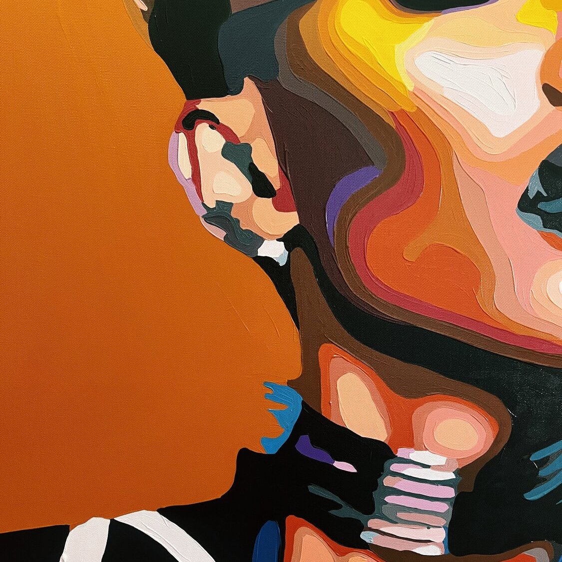 BEAUTY WITH A STRONG SPIRIT 43.3"x43.3"