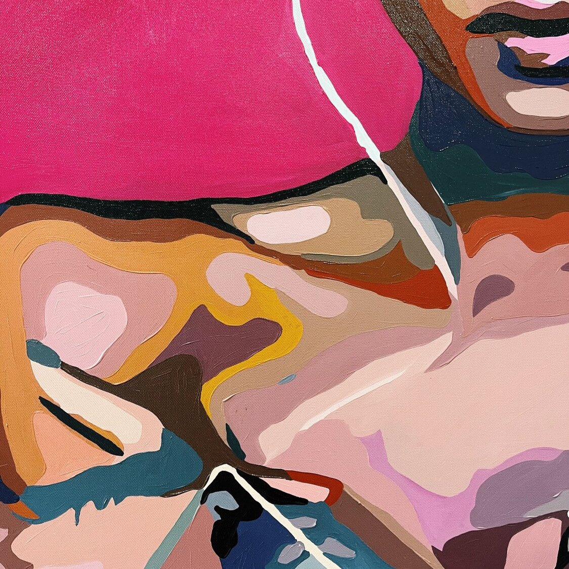 MAYBE. DON'T STOP 43.3"x43.3"