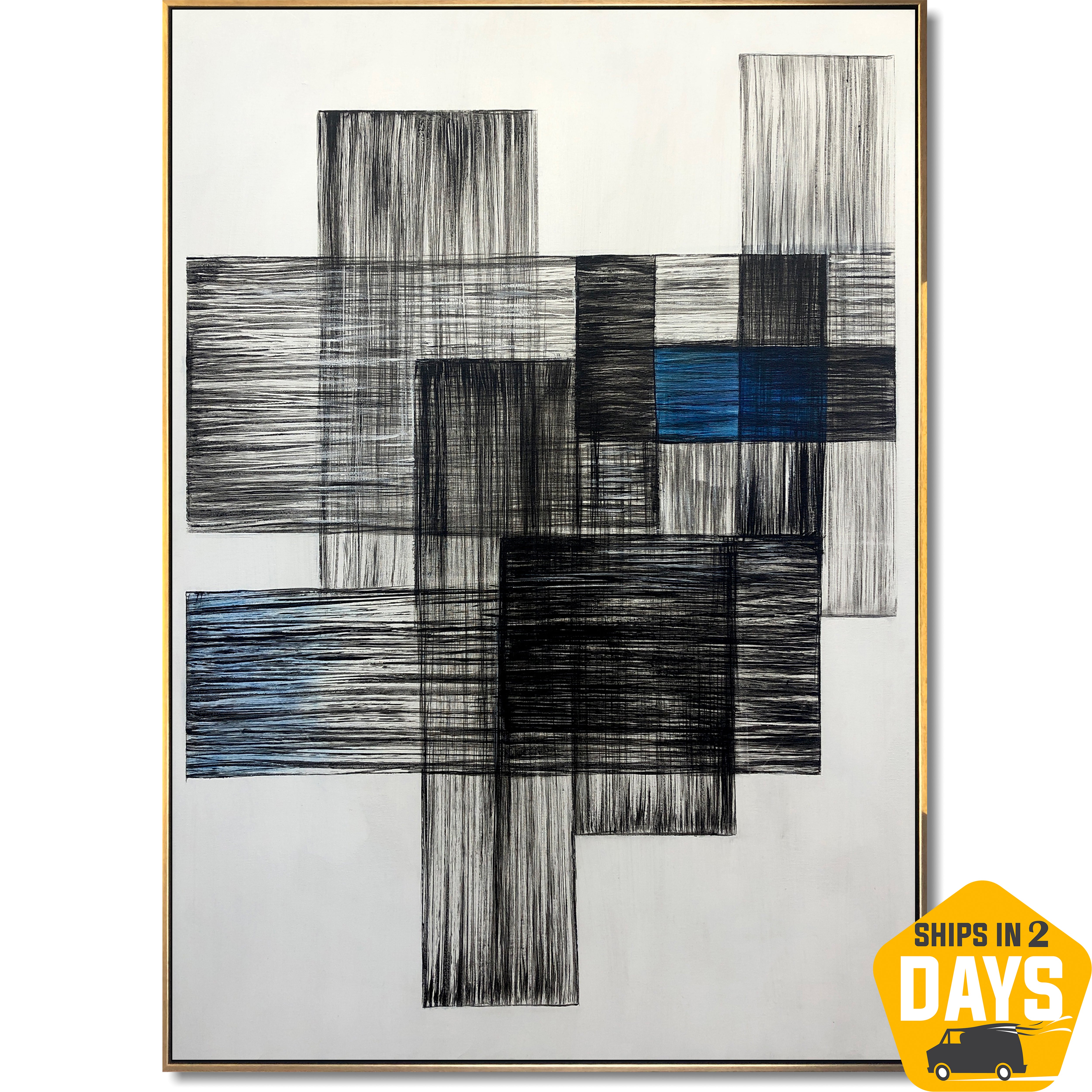 MIDNIGHT BLUEPRINT 34"x28.1"