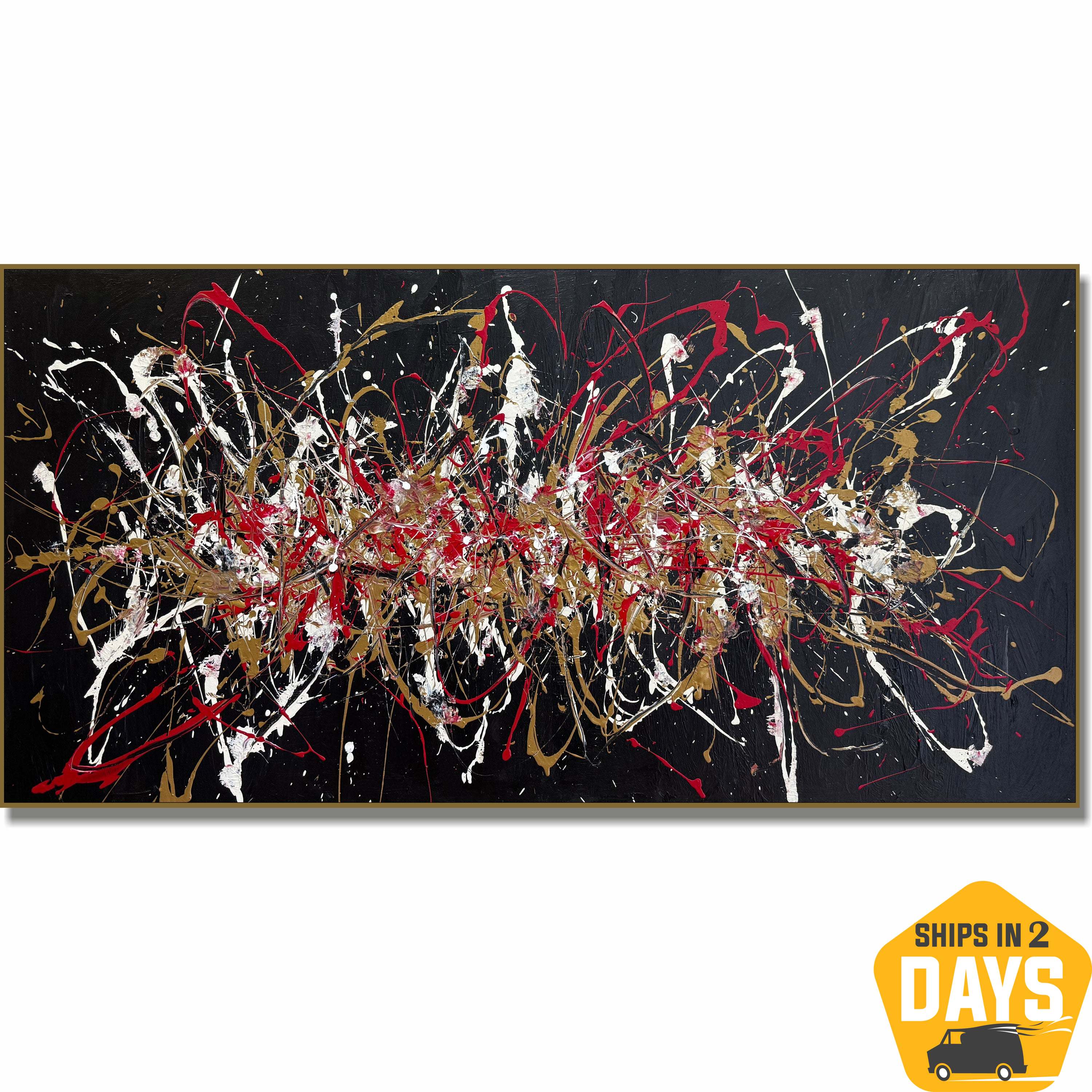 SPLASHED PASSION 31"x61"