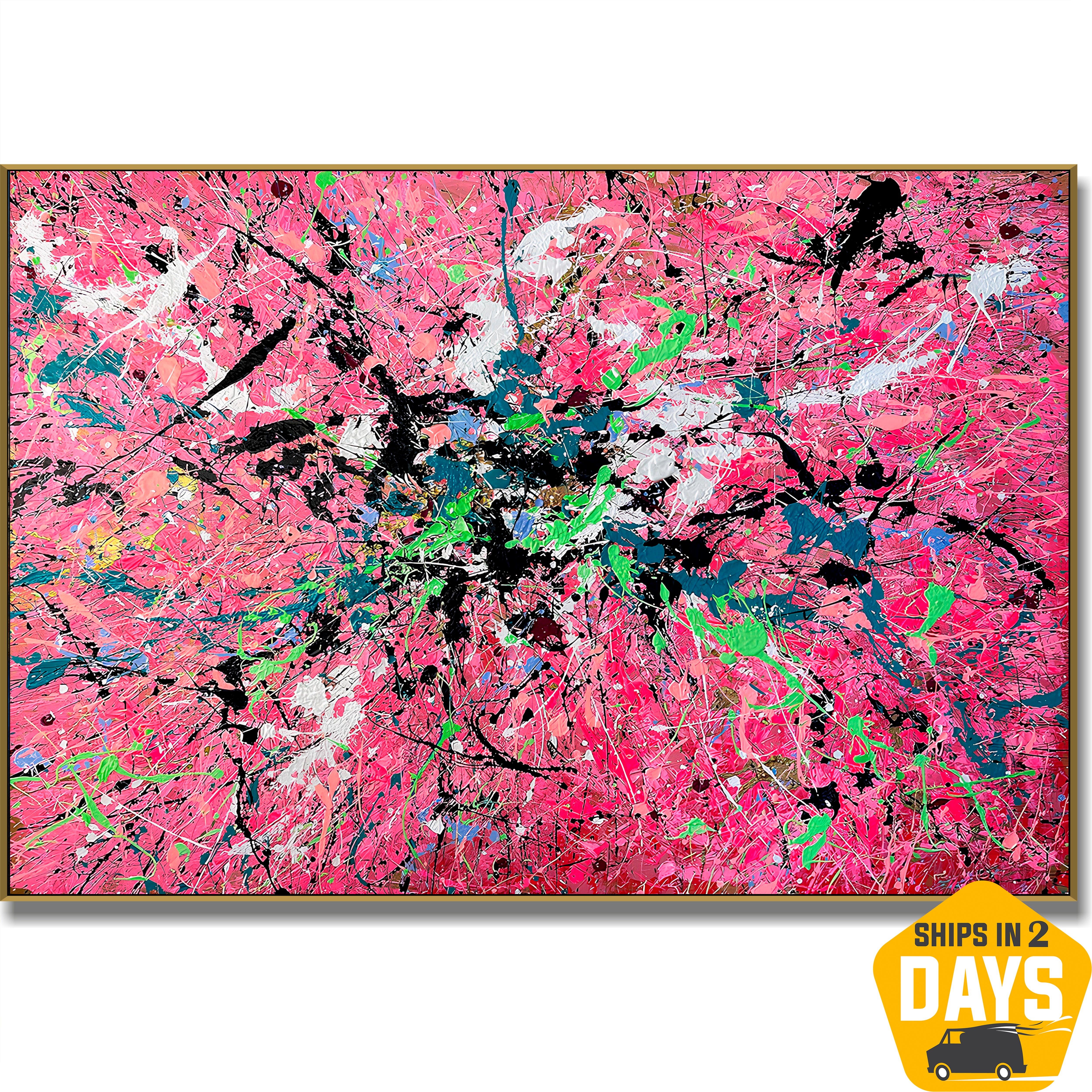 PINK SPLASH 39.4"x54"