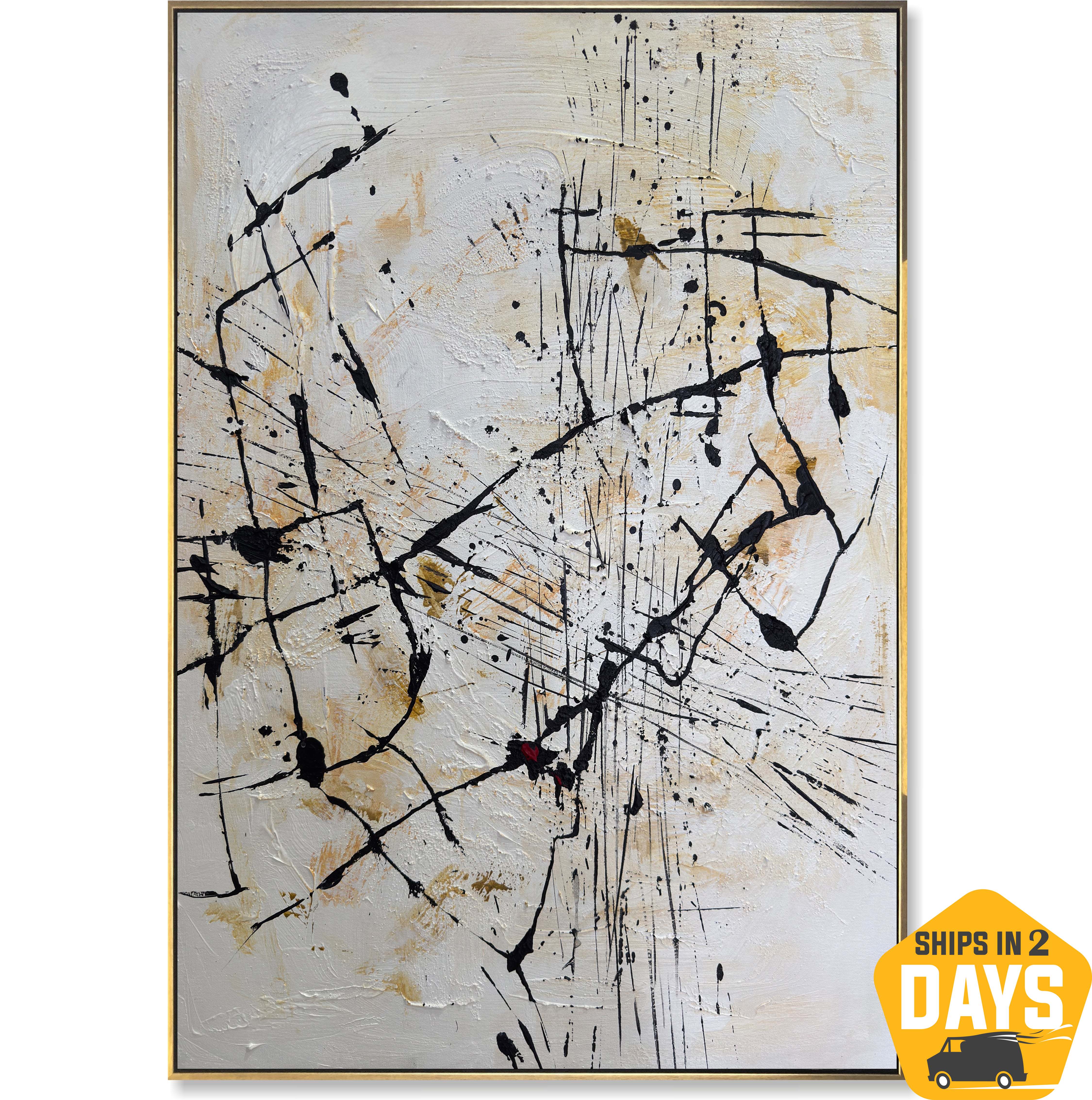 CHAOTIC LINES 31.5"x22.8"