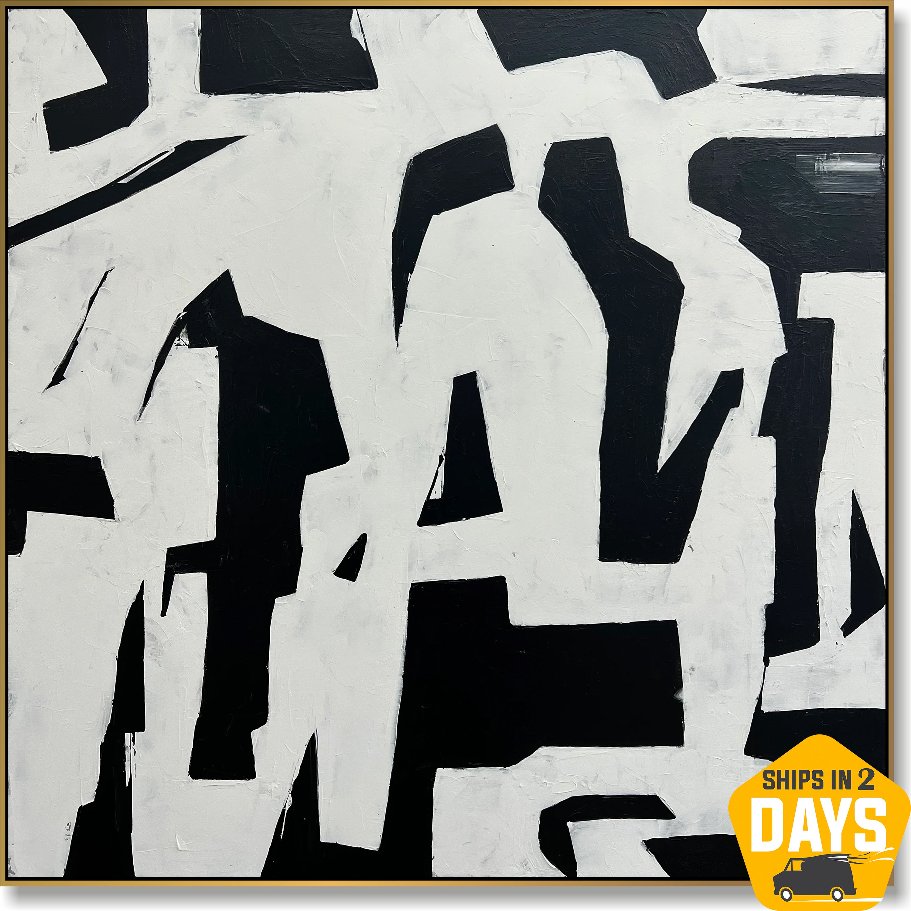 JAGGED OBSCURITY 40"x40"