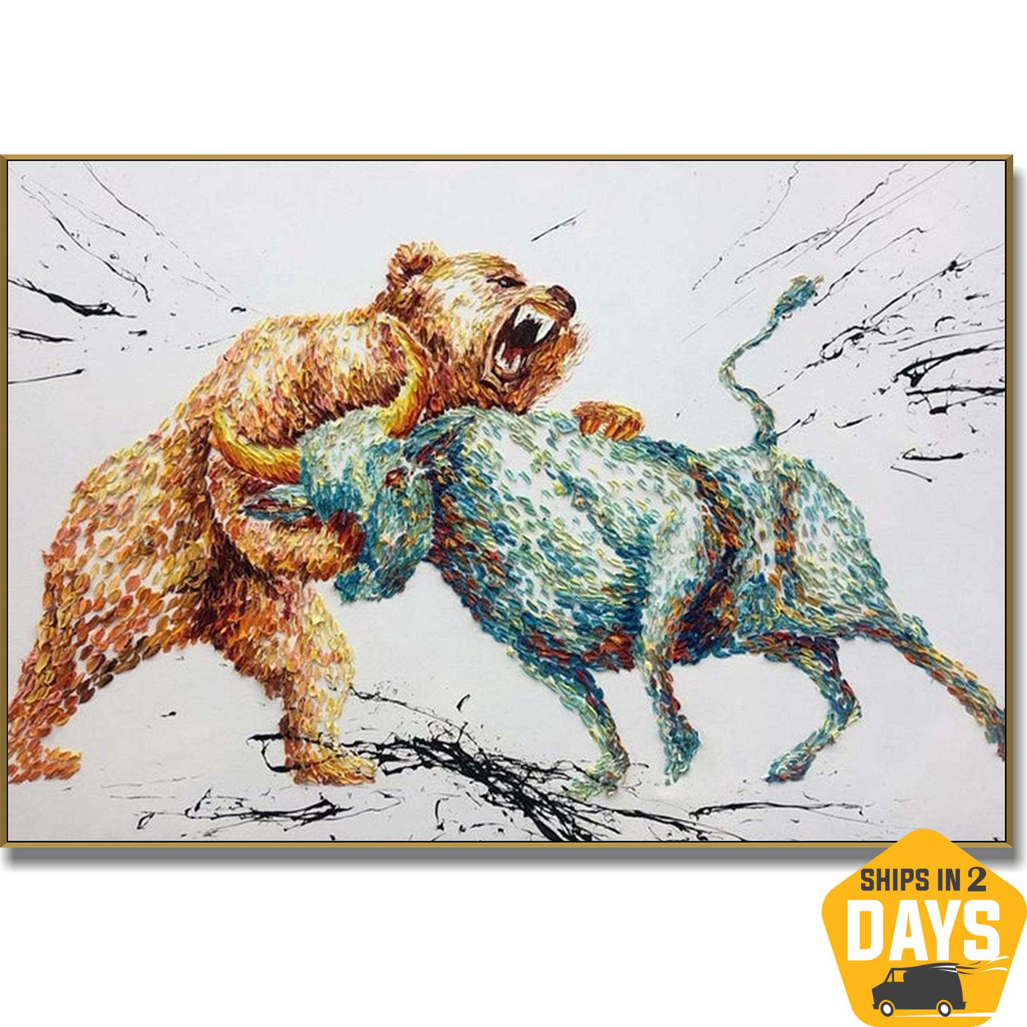 UNSTABLE MARKET 34"x46"