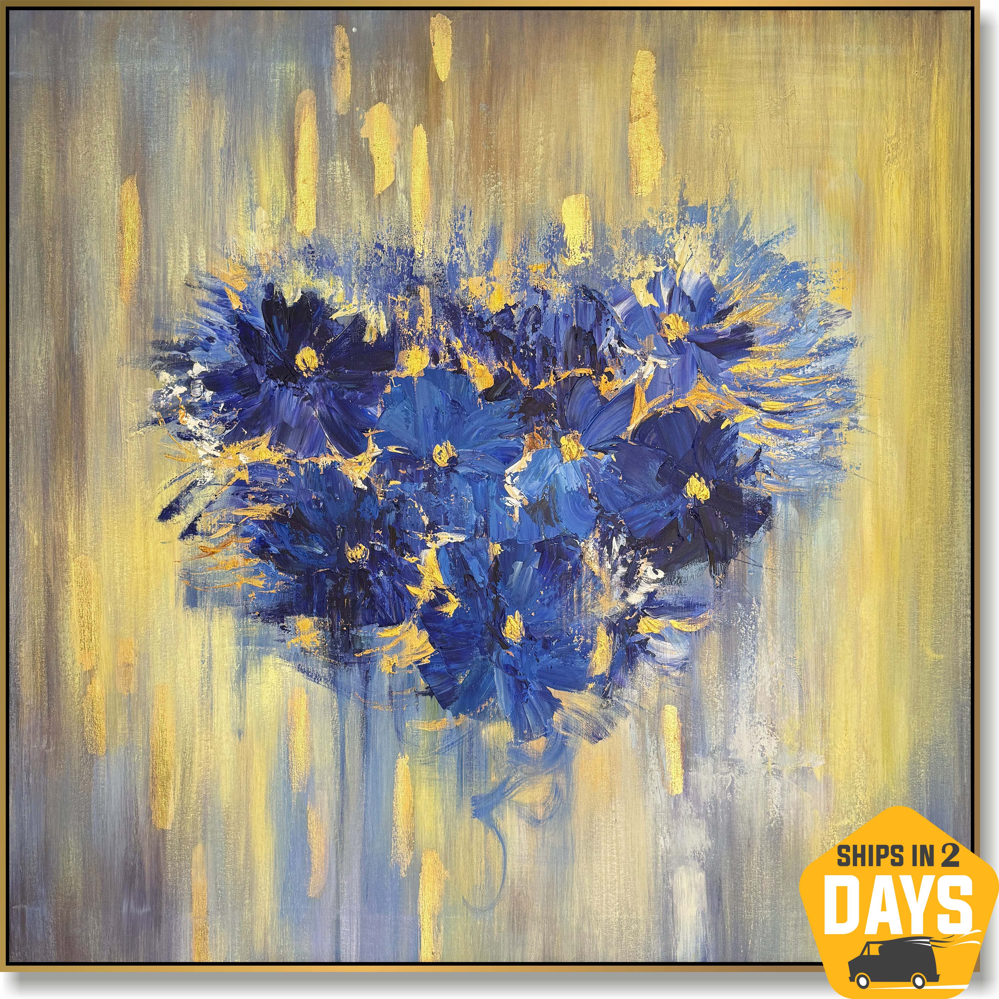 FLOWER HEART 40"x40"