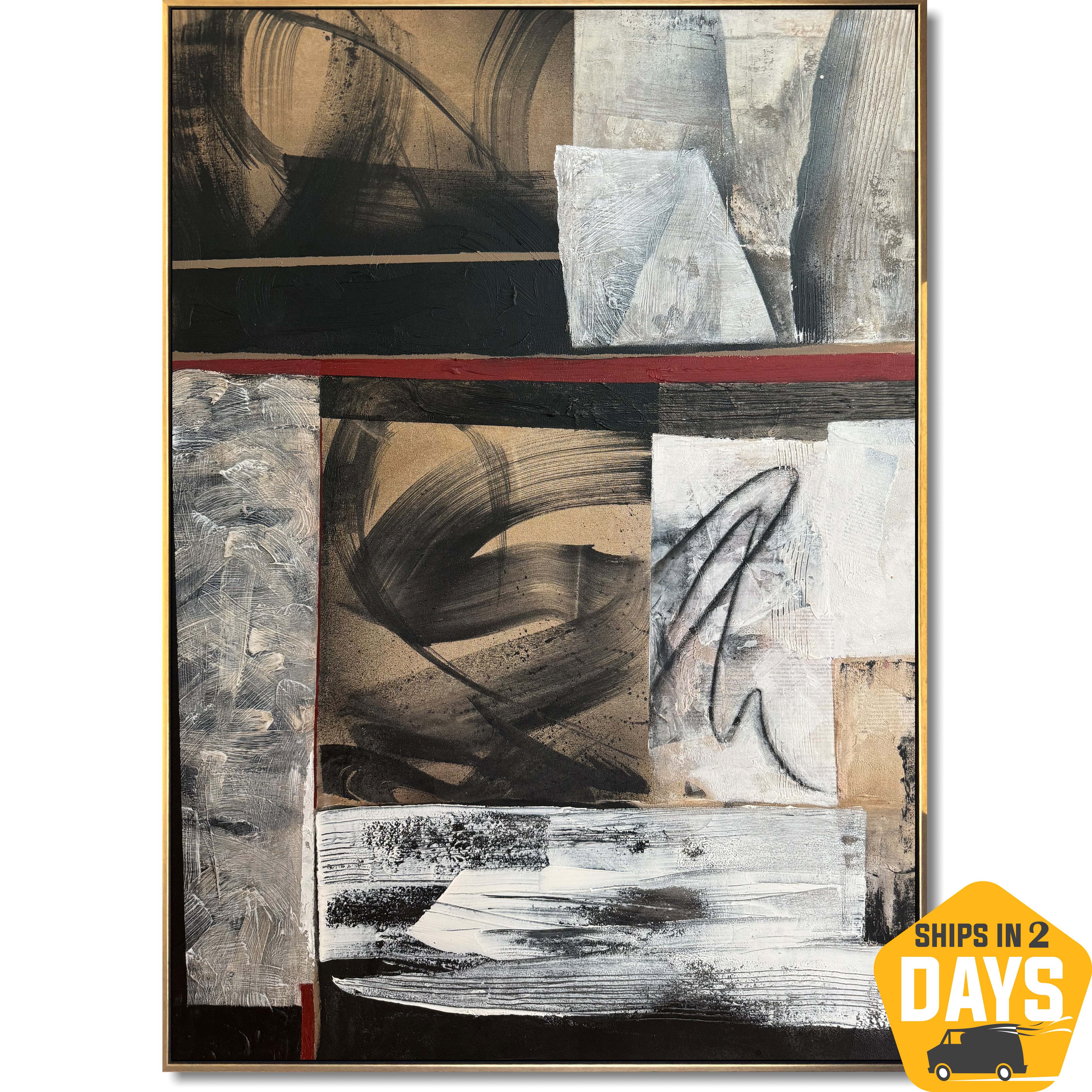 LAYERED GEOMETRY 43"x29.5"