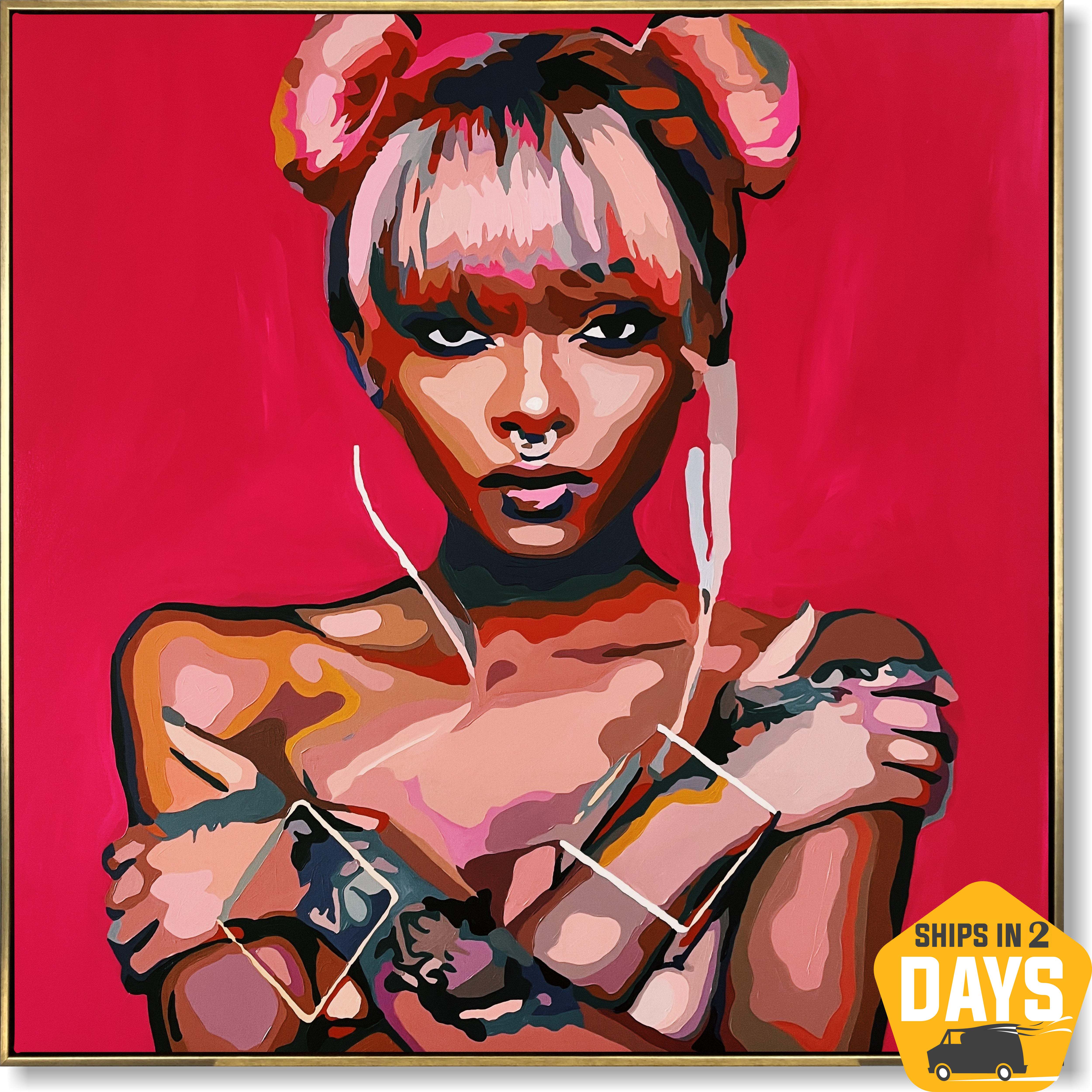 MAYBE. DON'T STOP 43.3"x43.3"