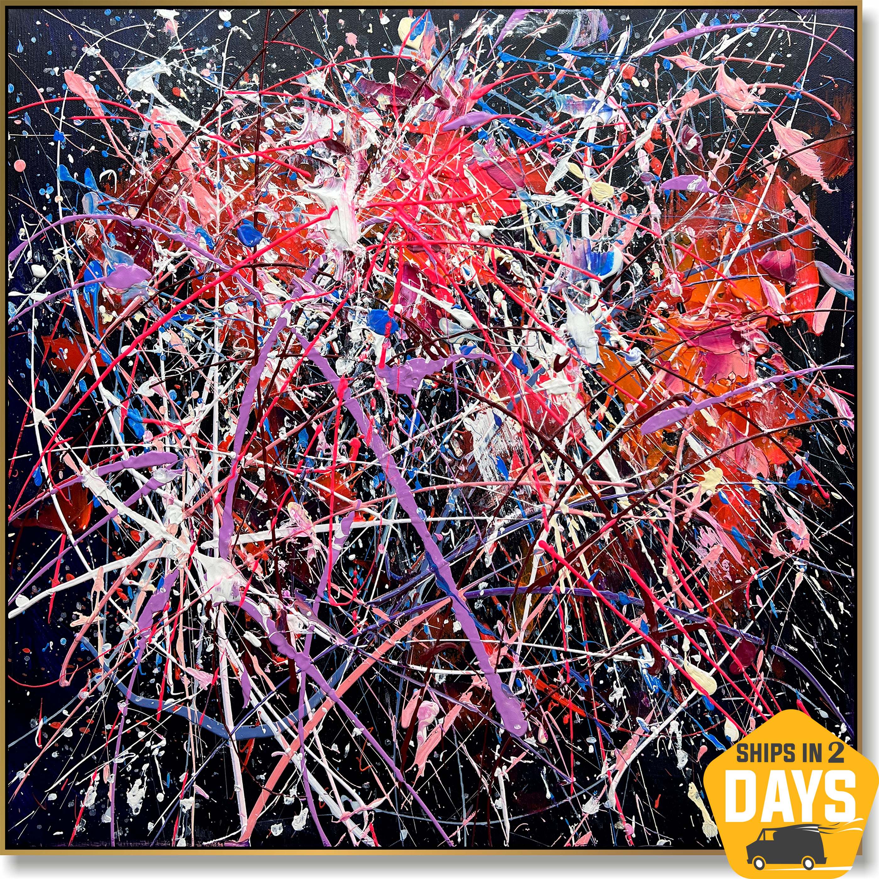 COLOR SPLASHES 24"x24"