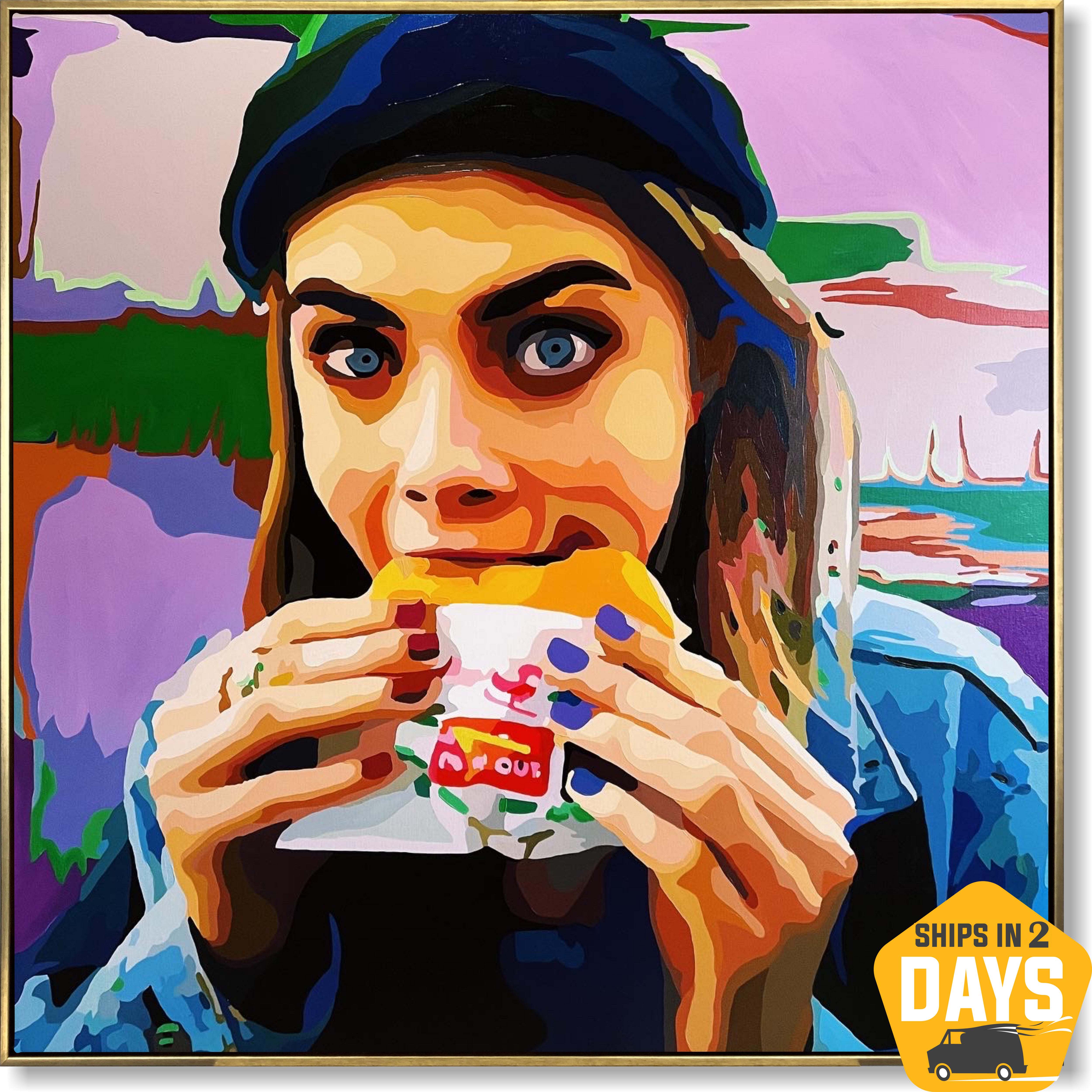 HUNGRY CARA 51.2"x51.2"