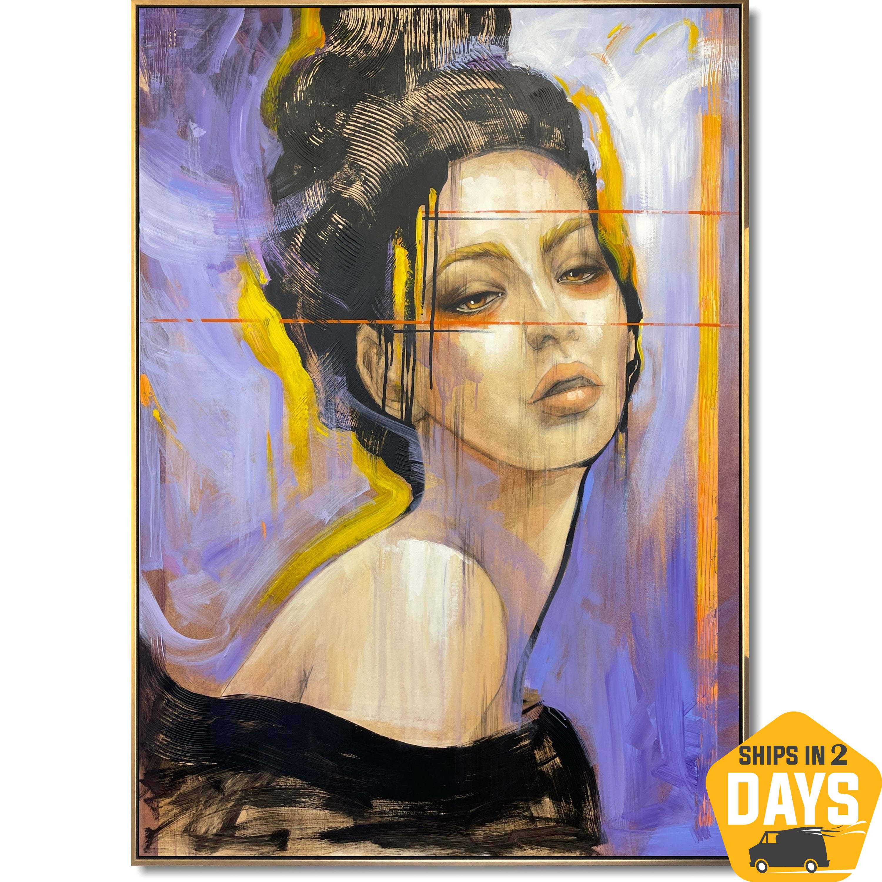 PURPLE DREAMS 57"x43"