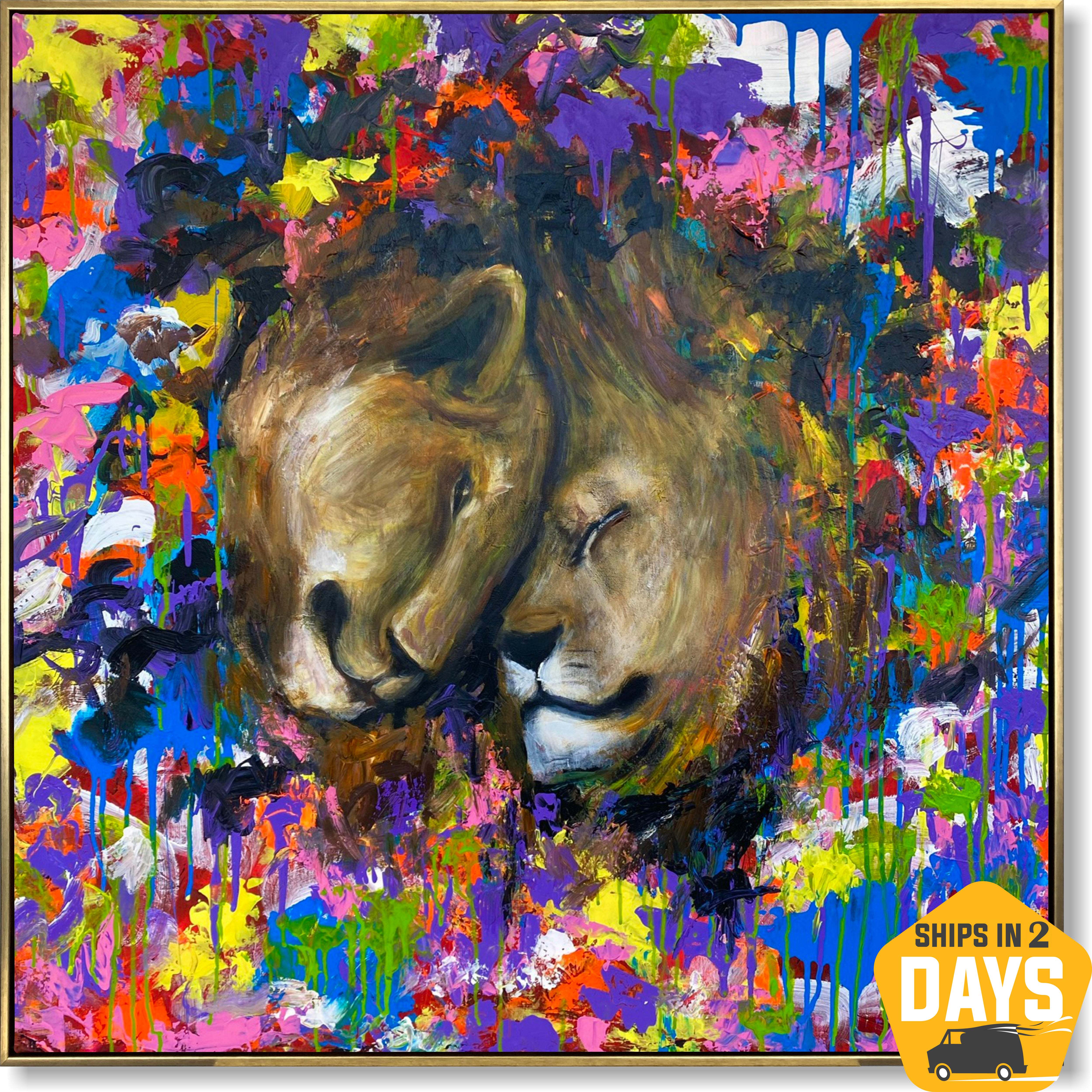 ETERNAL BOND 40"x40" 40"x40" | 102x102 cm Unstretched